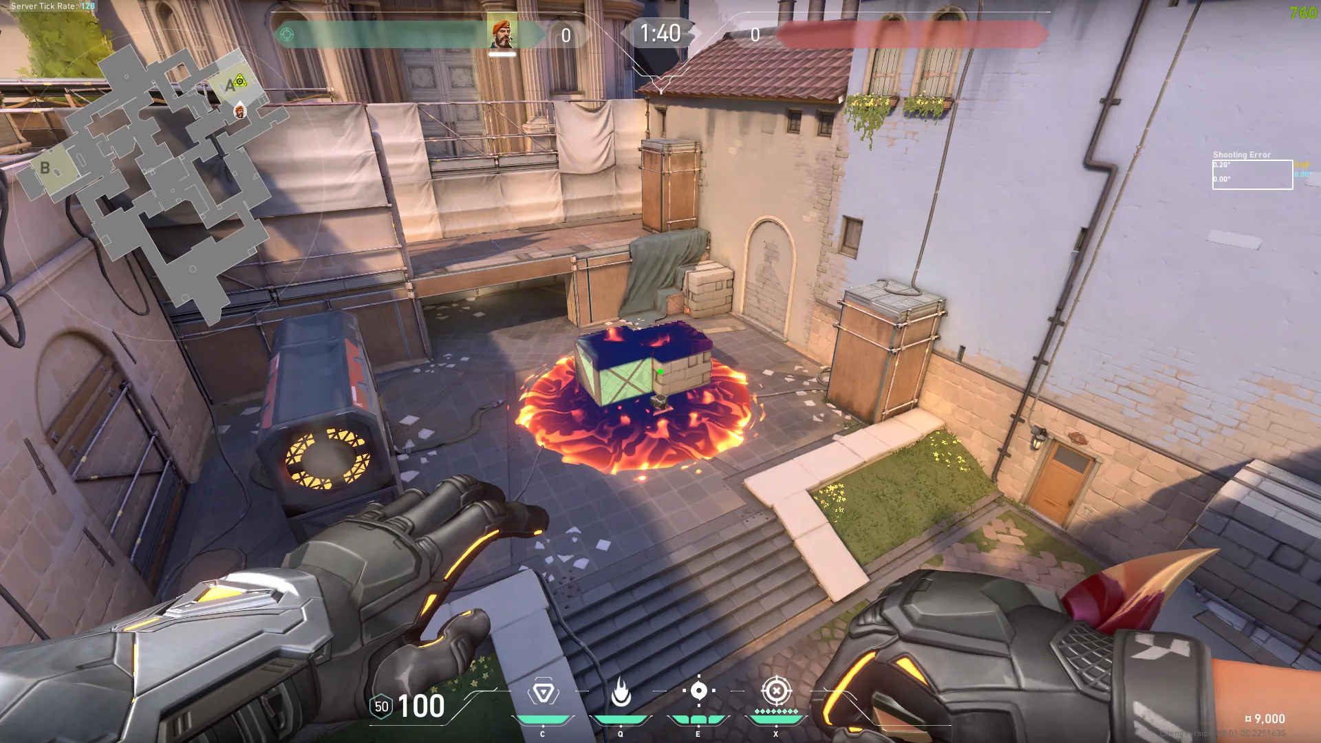Brimstone Incendiary on Ascent Attack Site A — step 3 of 3: Result