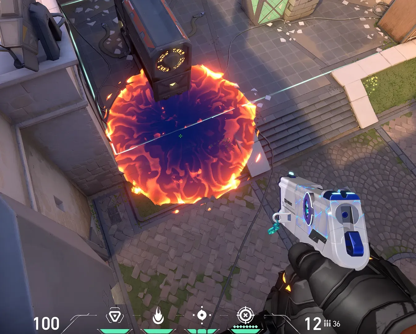 Brimstone Incendiary on Ascent Attack Site A — step 3 of 3: Result
