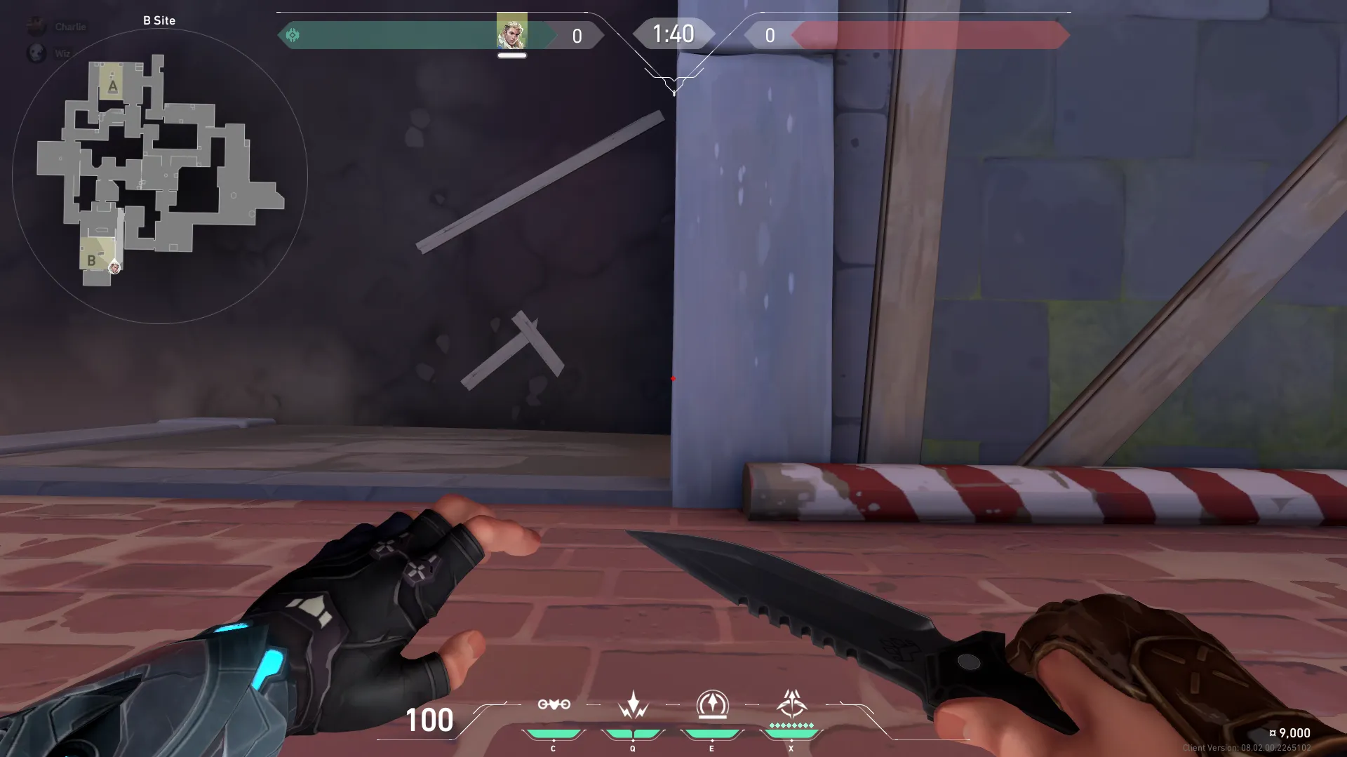 B Lane to A Lobby Scan — Sova lineup on Ascent