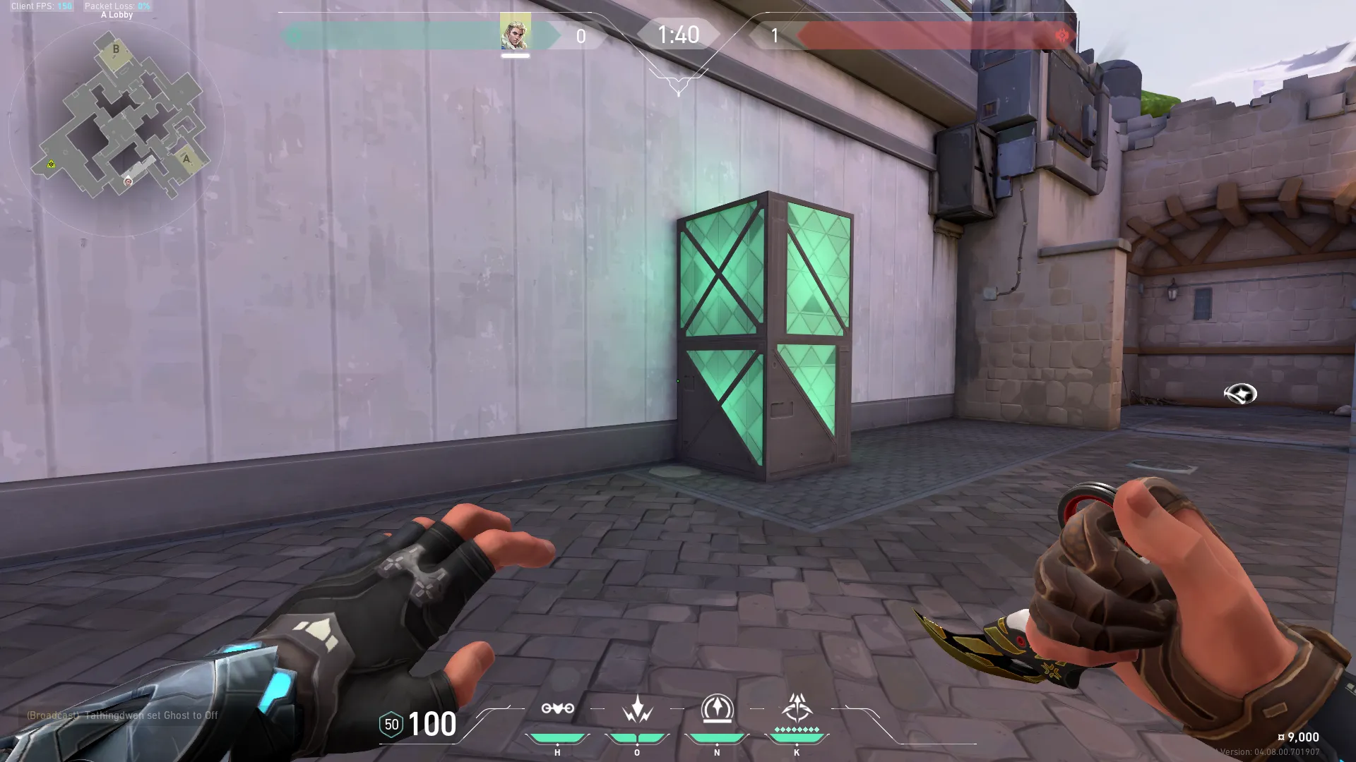 Offense A Site/Generator/Dice Recon from A Lobby — Sova lineup on Ascent