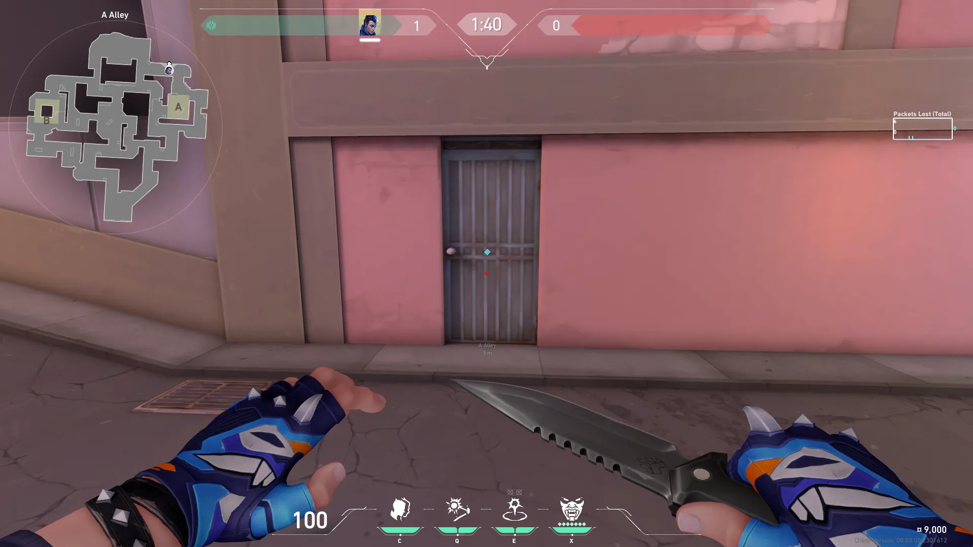 A Alley to Spawn / B Boba Rotate — Yoru lineup on Sunset