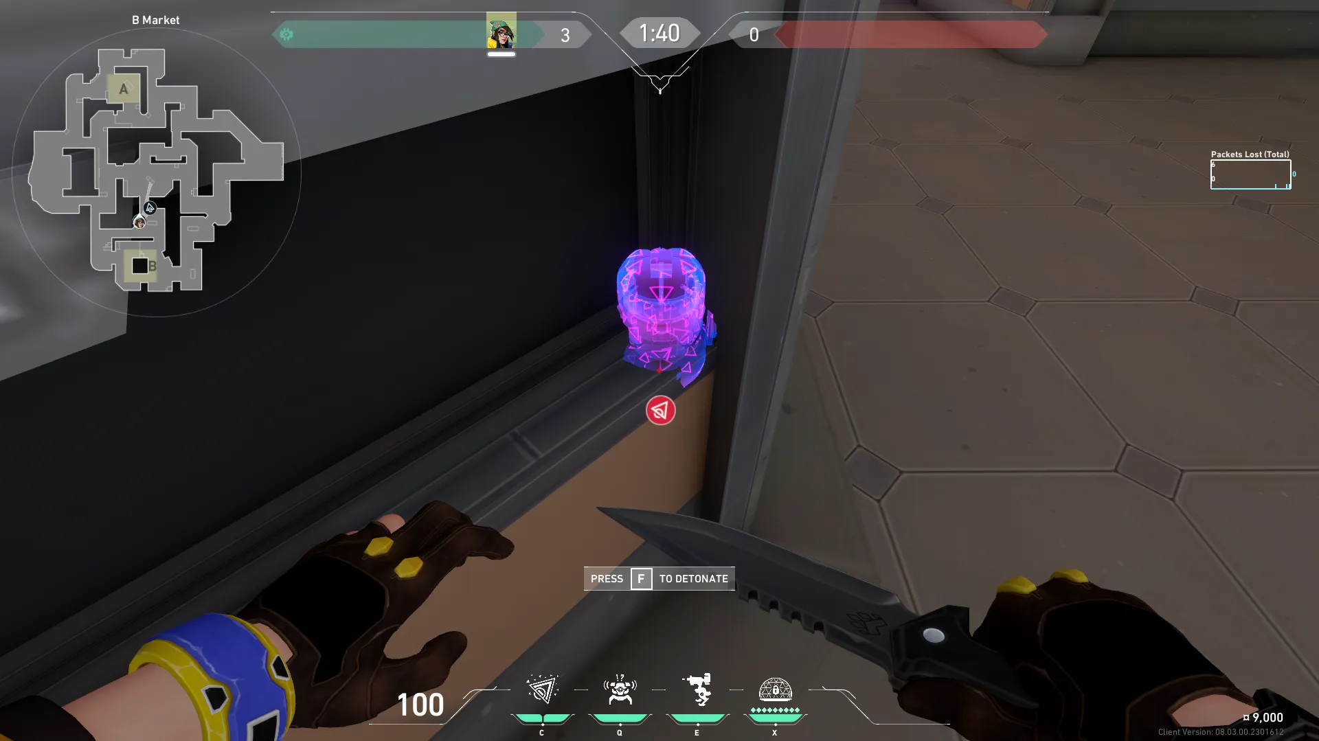 Killjoy Nanoswarm on Sunset Defense Site B — step 2 of 2: Result