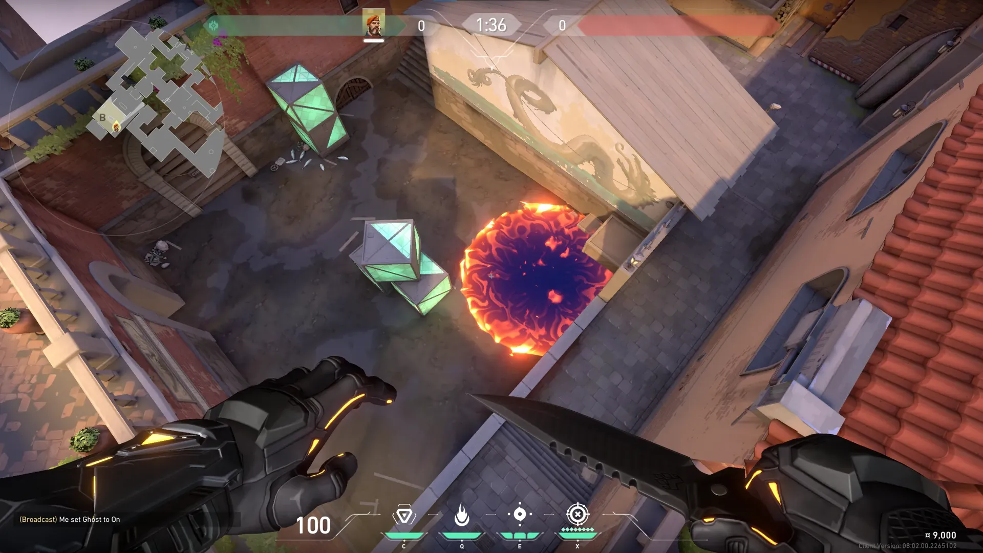 Brimstone Incendiary on Ascent Attack Site B — step 3 of 3: Result
