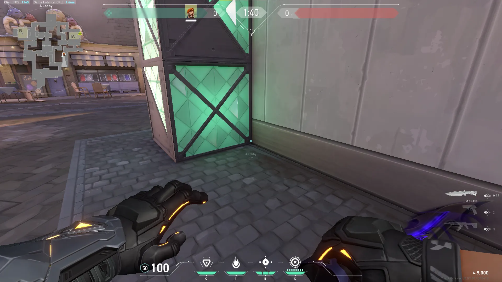 Brimstone Incendiary on Ascent Attack Site A — step 2 of 4: Aim — line up the shot