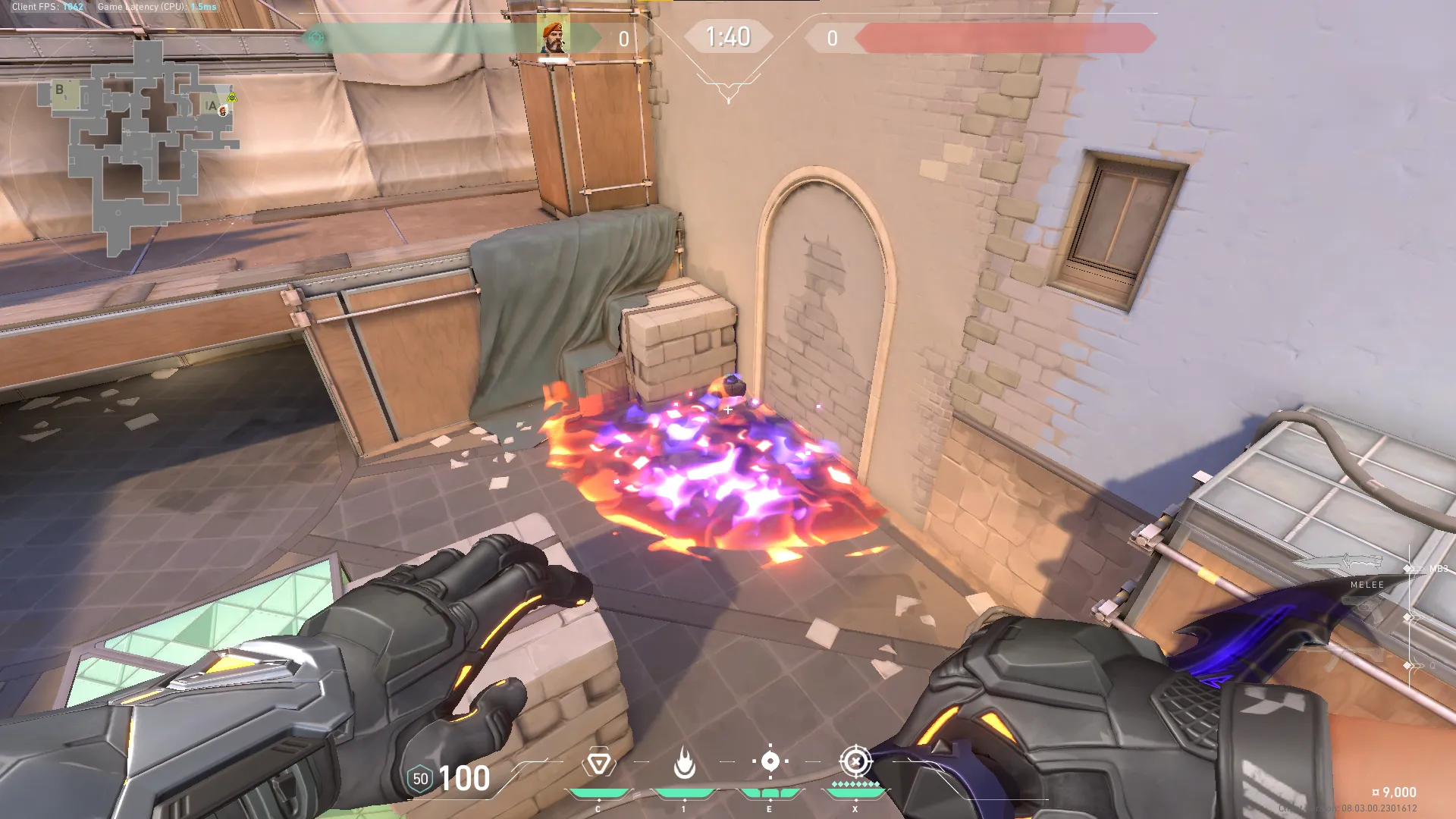 Brimstone Incendiary on Ascent Attack Site A — step 4 of 4: Result