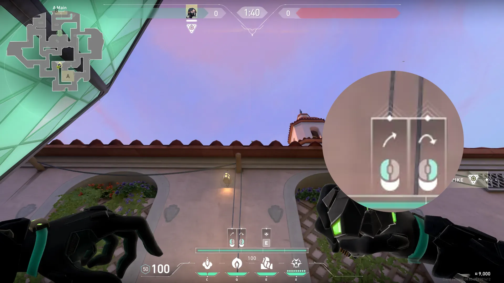 Viper Poison Cloud on Sunset Attack Site B — step 2 of 3: Aim — line up the shot
