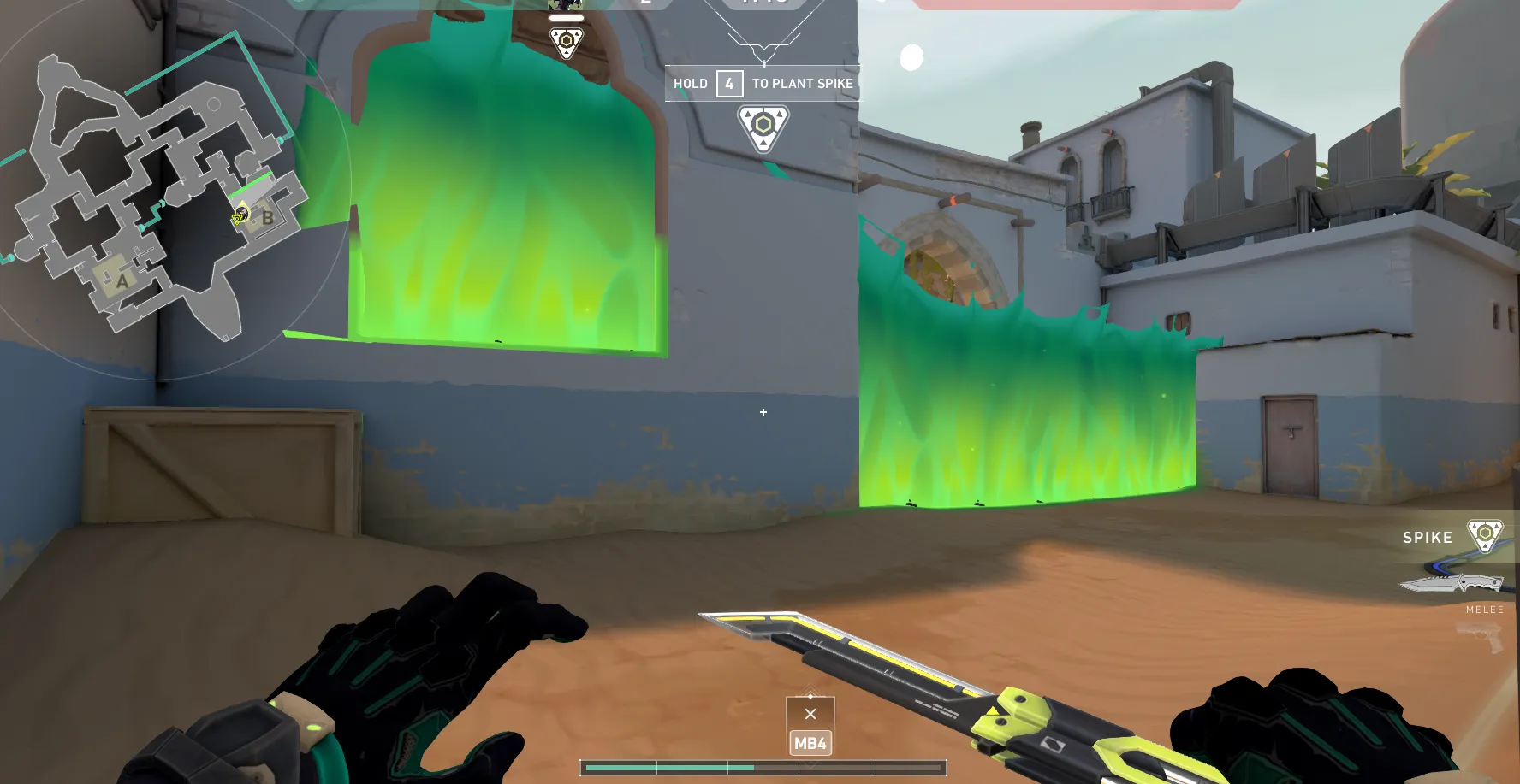 Viper Toxic Screen on Bind Defense Site B — step 3 of 3: Result