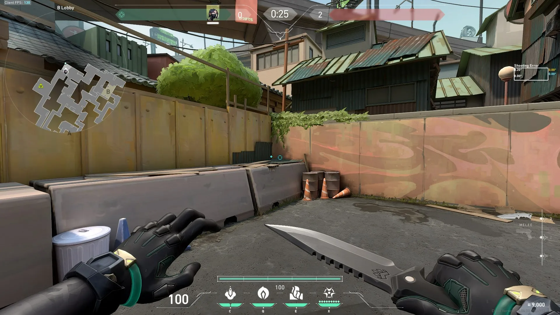 Viper Post-plant Molly B Lobby to B Site — Viper lineup on Split