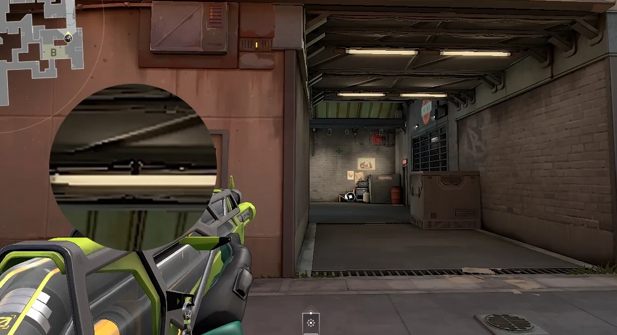 Viper Poison Cloud on Split Defense Site B — step 4 of 5: Aim — line up the shot