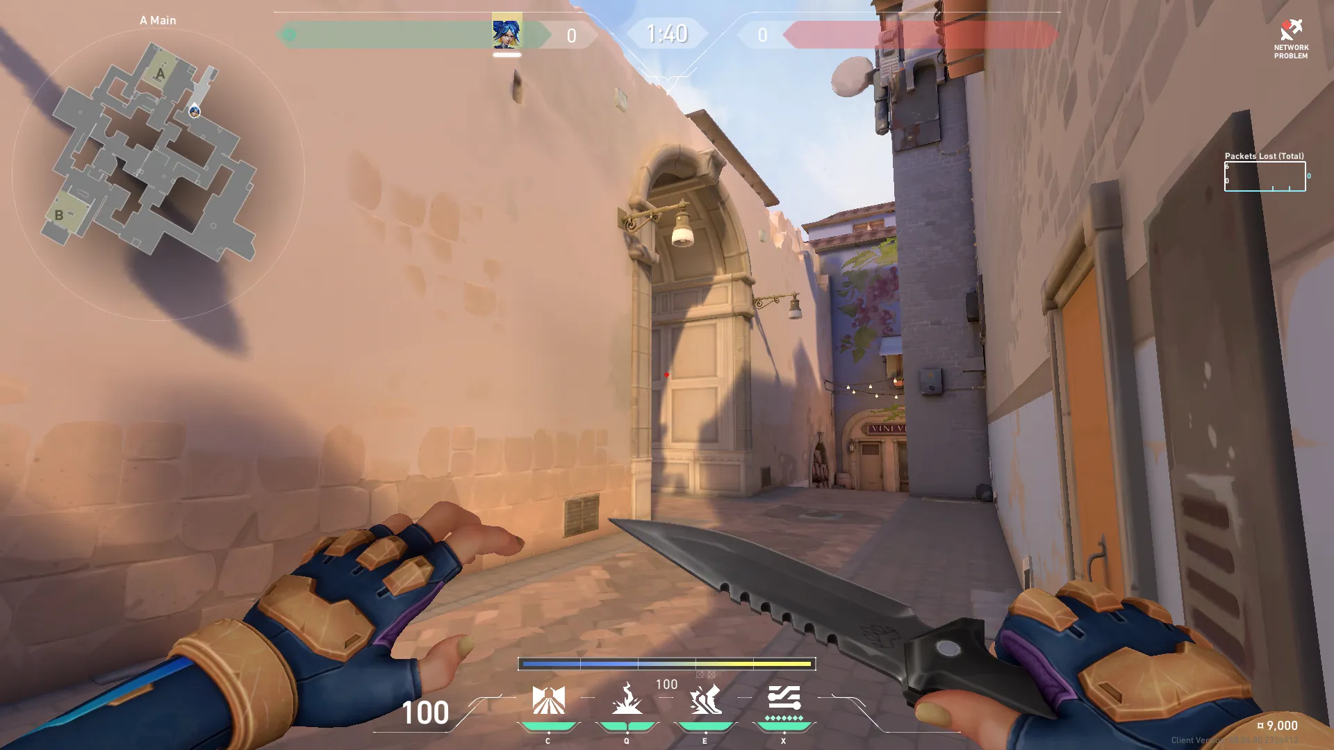 Neon Relay Bolt on Ascent Attack Site A — step 2 of 3: Aim — line up the shot