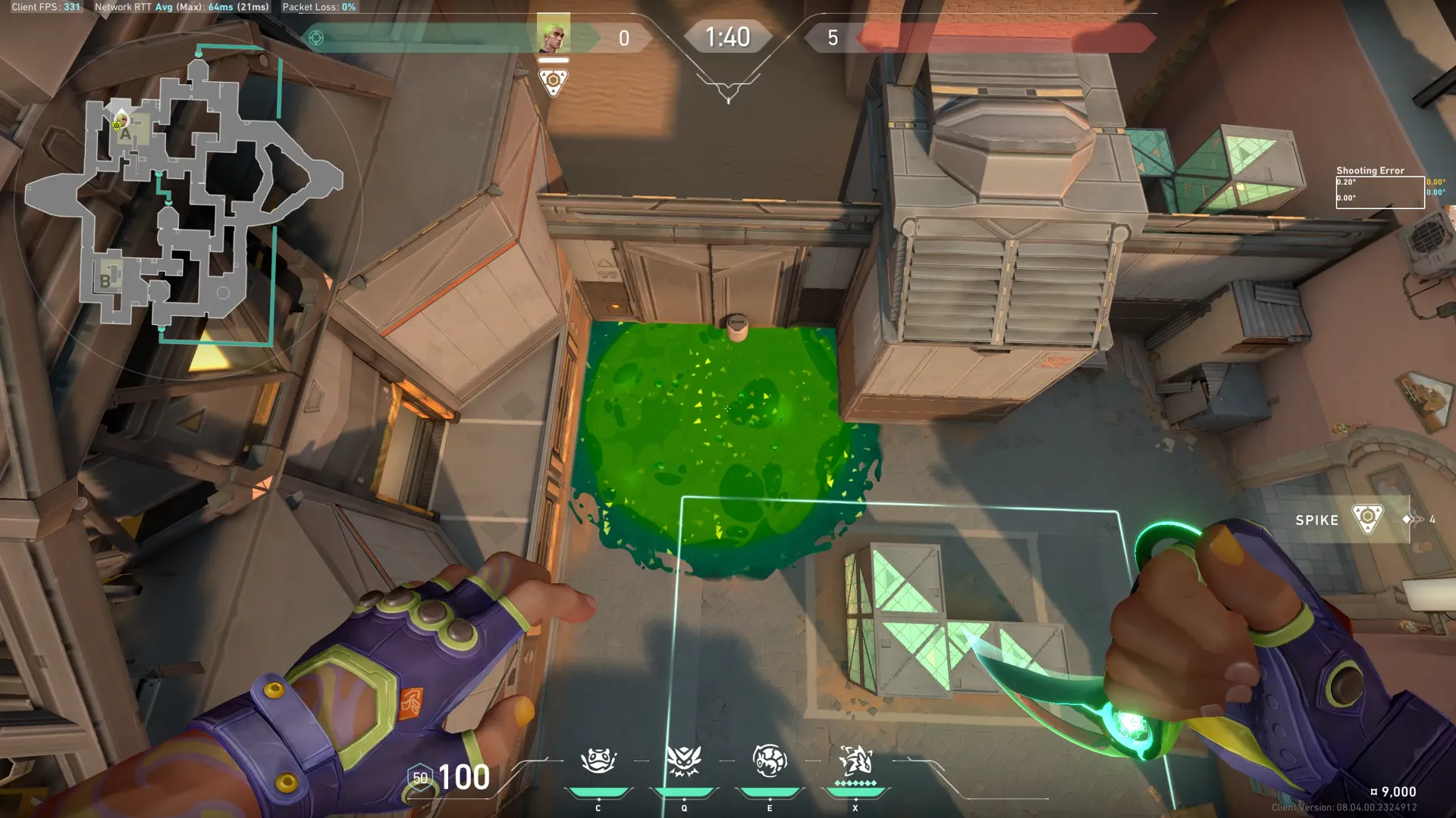 Gekko Mosh Pit on Bind Attack Site A — step 4 of 4: Result