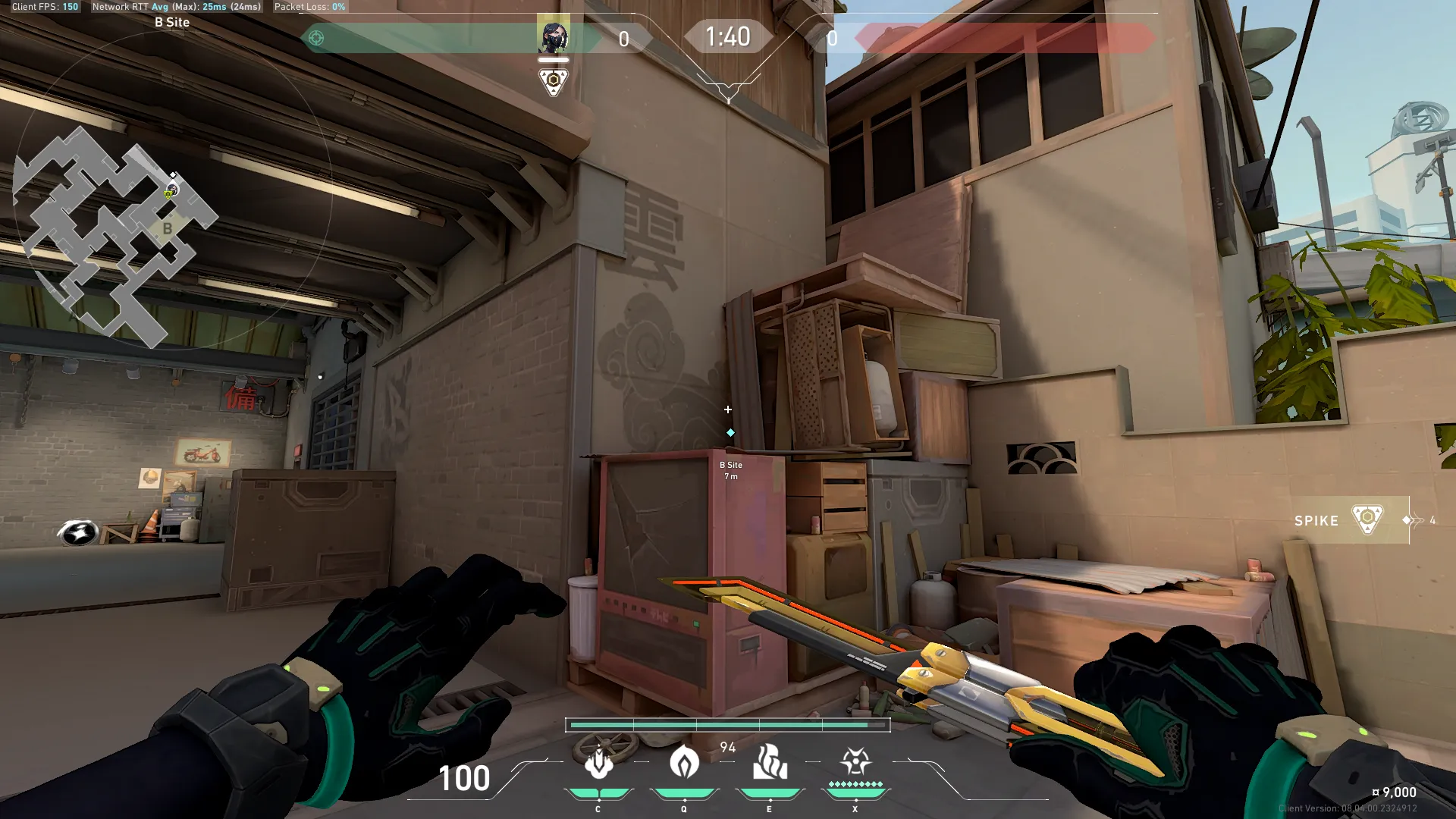 Defending B Wall — Viper lineup on Split