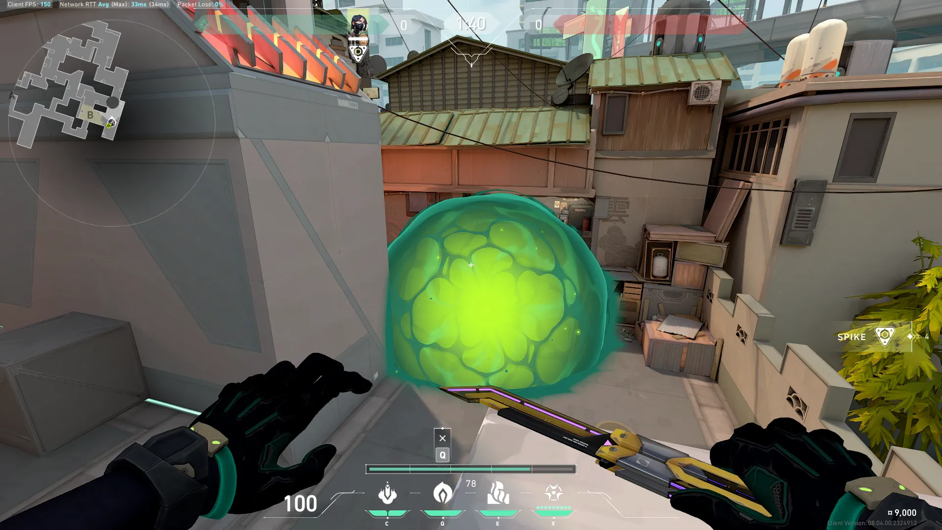 Viper Poison Cloud on Split Attack Site B — step 3 of 3: Result