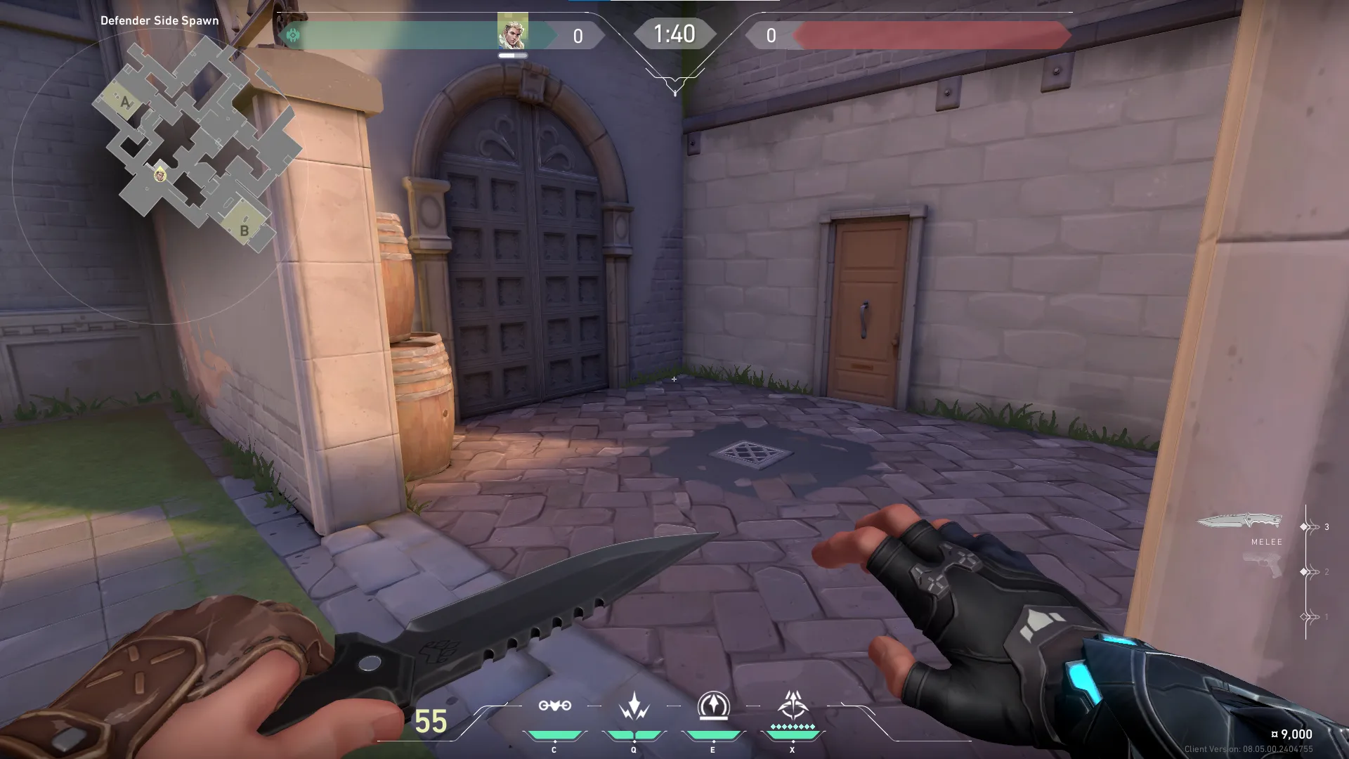 Defender Spawn to B Site — Sova lineup on Ascent