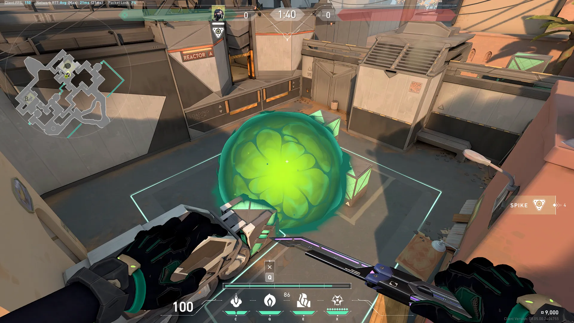 Viper Poison Cloud on Bind Attack Site A — step 3 of 3: Result