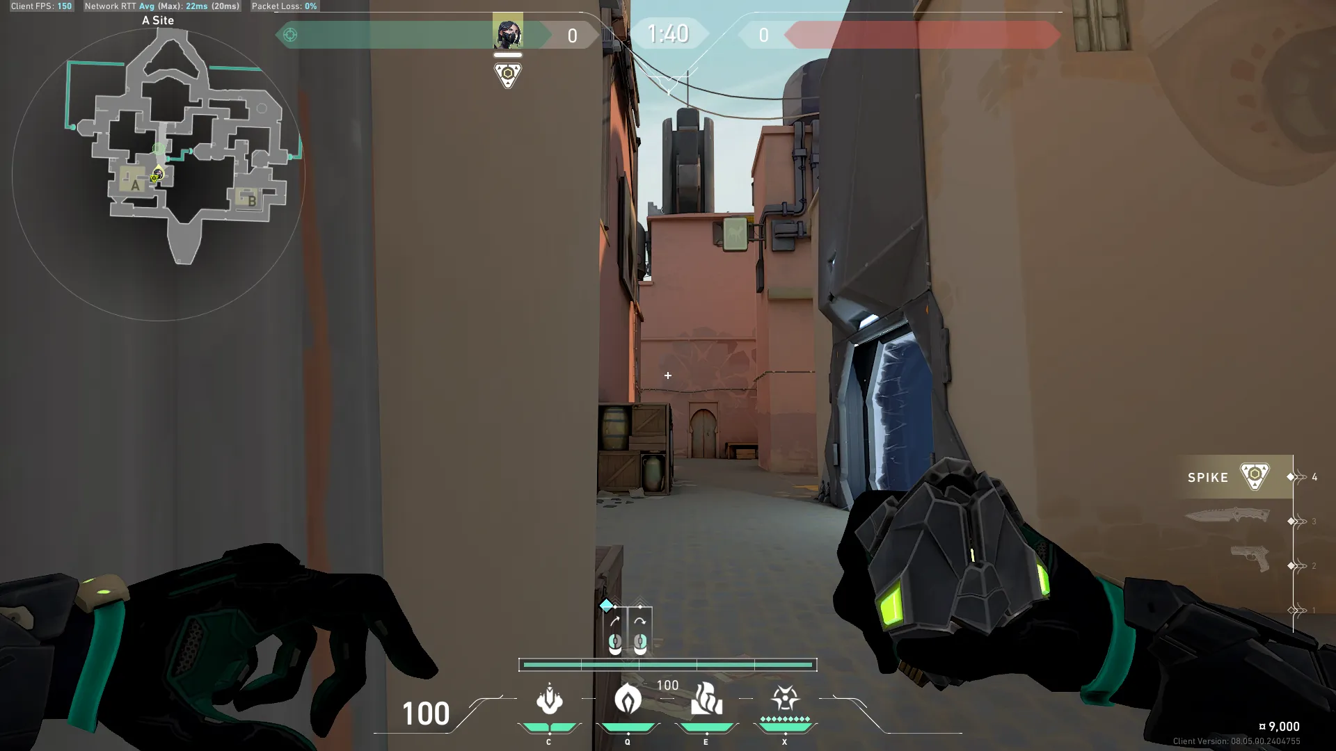 Viper Poison Cloud on Bind Defense Site A — step 2 of 3: Aim — line up the shot