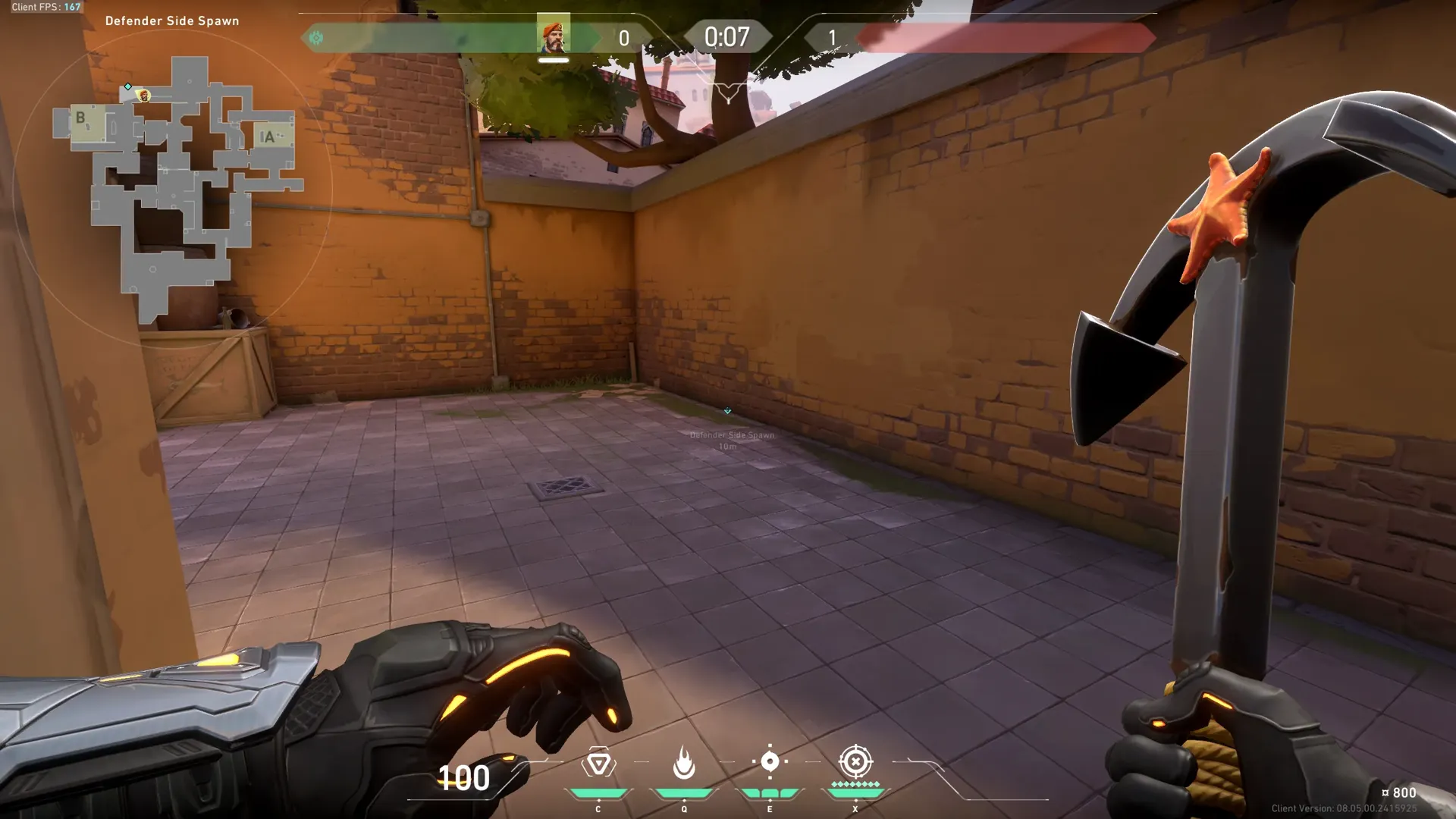 B Defender Halls to Spam Box Denial/retake — Brimstone lineup on Ascent
