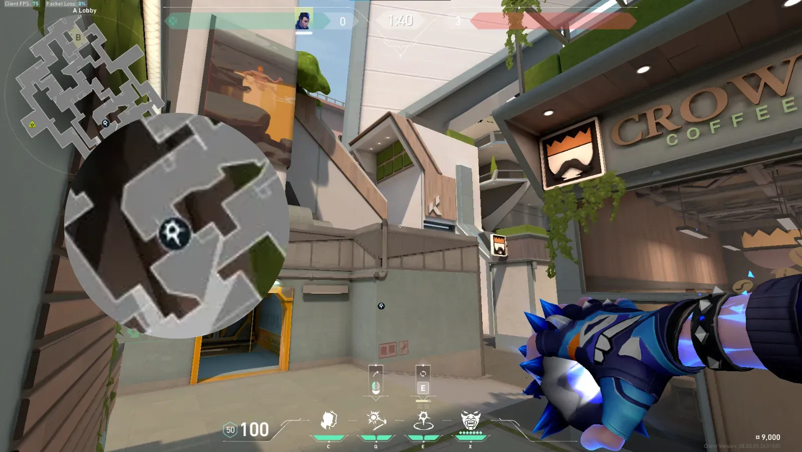 Yoru Gatecrash on Split Attack Site A — step 3 of 4: Aim — line up the shot