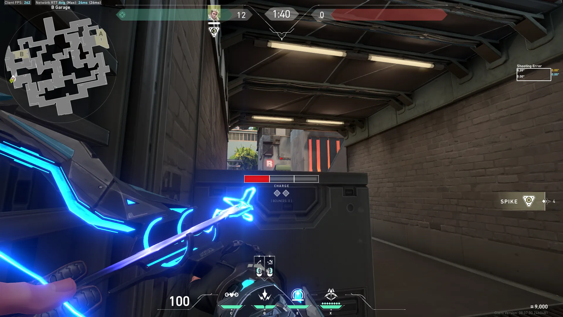 KAY/O Frag_Ment on Split Attack Site B — step 3 of 7: Aim — line up the shot