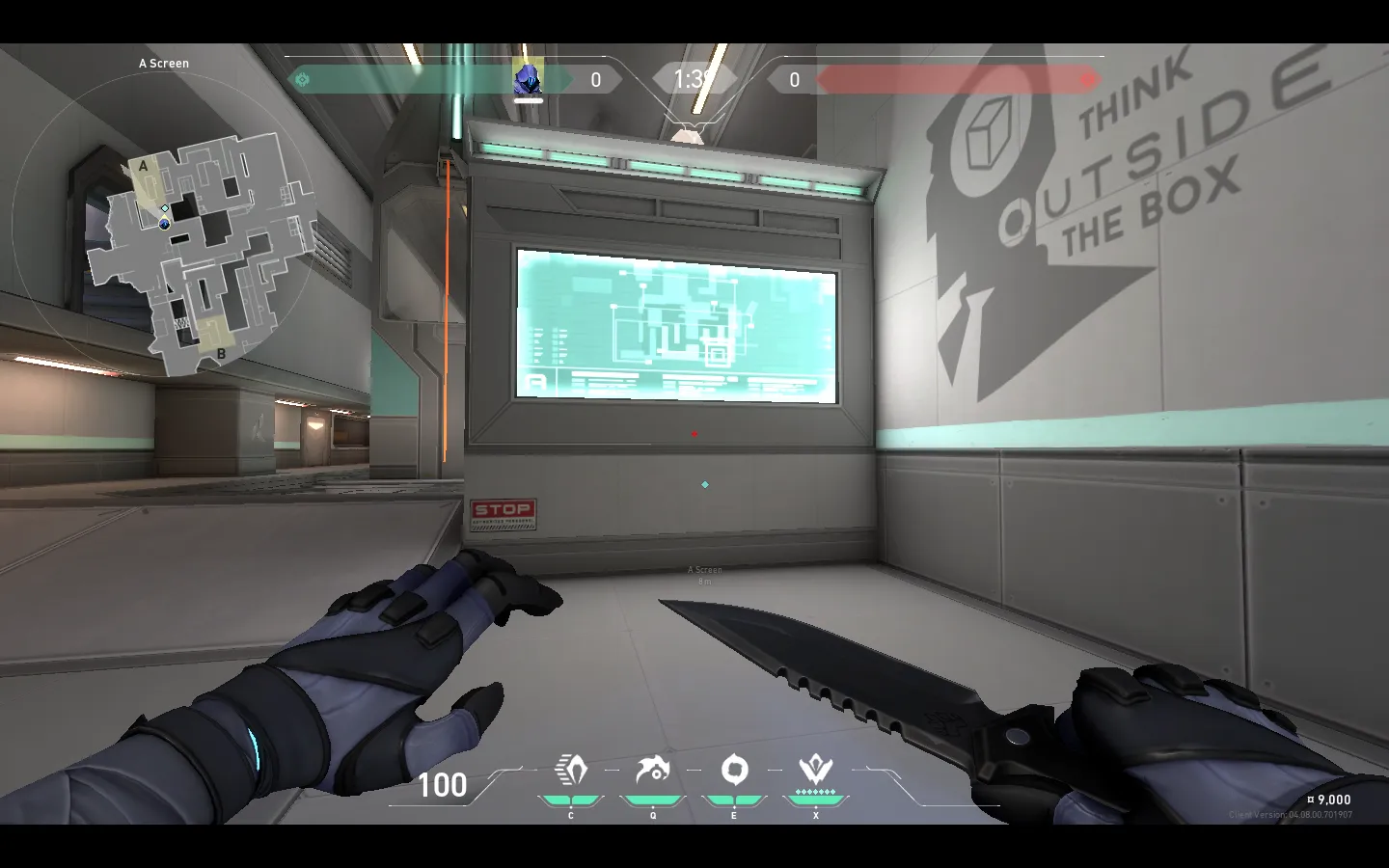 Omen one way for defending spike — Omen lineup on Icebox