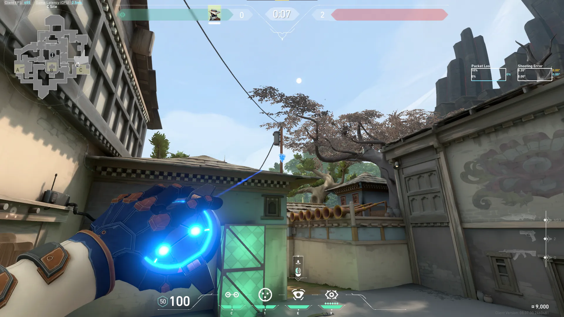 Cypher Spycam on Haven Defense Site C — step 2 of 6: Aim — line up the shot