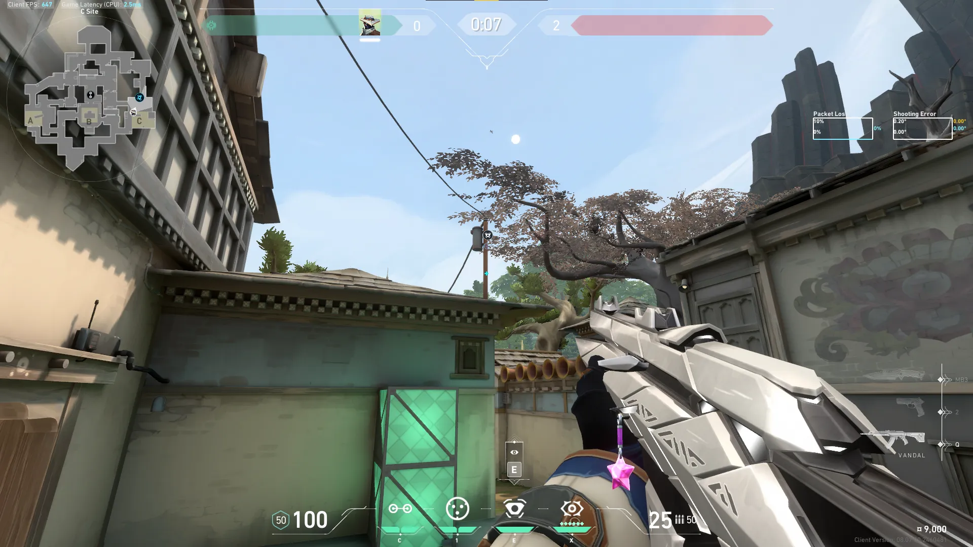 Cypher Spycam on Haven Defense Site C — step 3 of 6: Aim — line up the shot