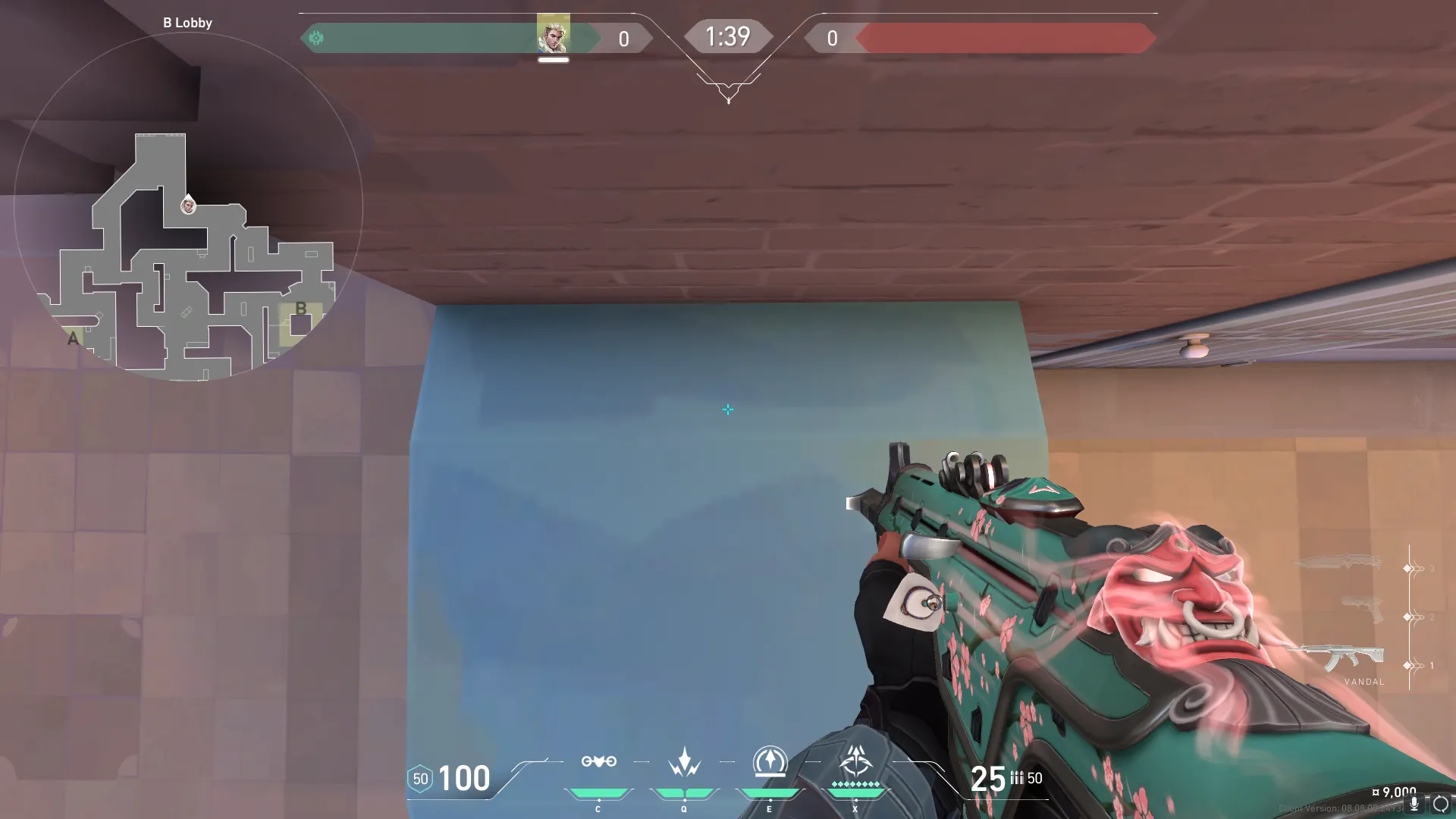 Sunset Mid Wallbang — Sova lineup on Sunset