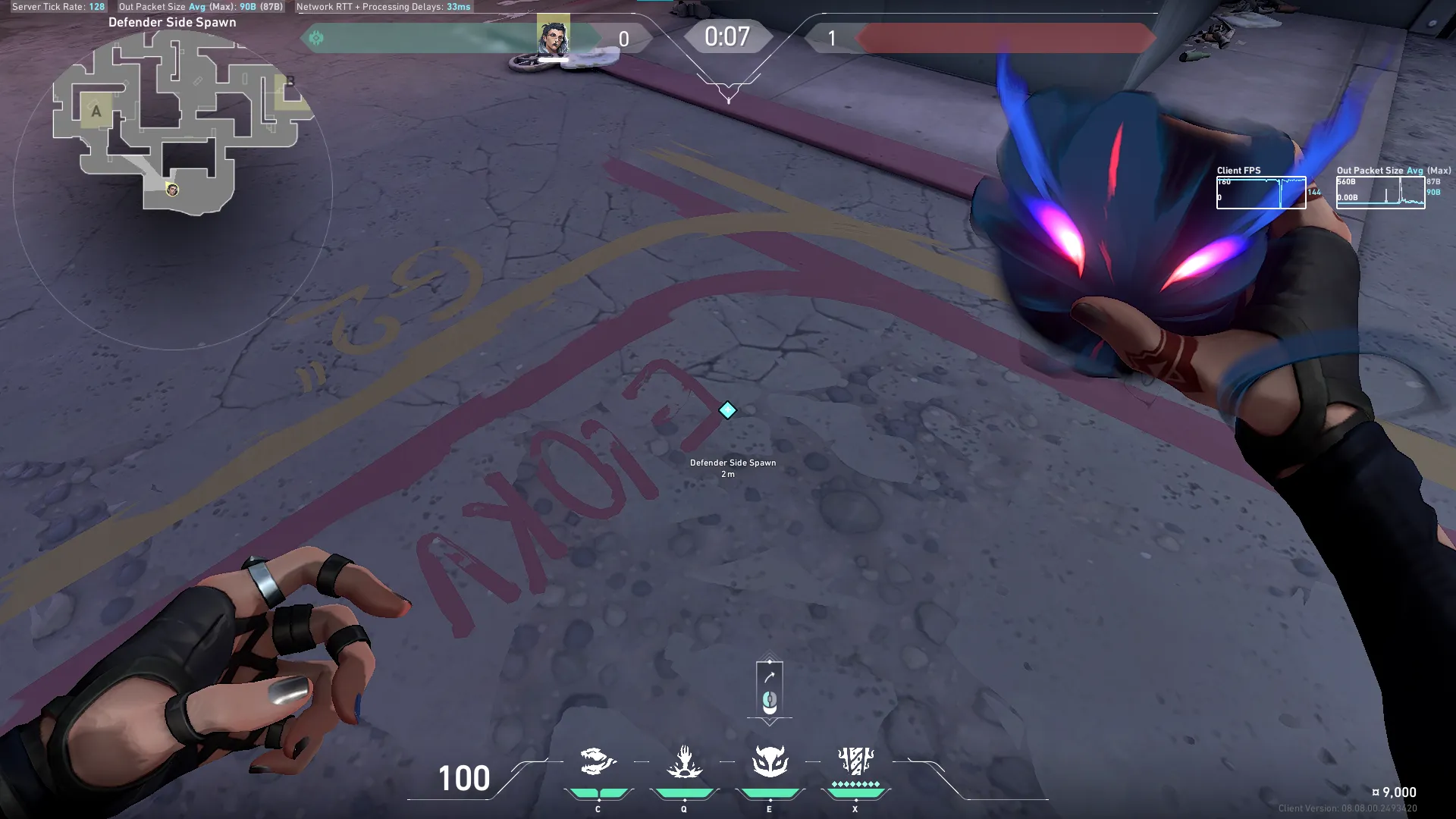Safe Fade A Retake Eye From Def Spawn — Fade lineup on Sunset
