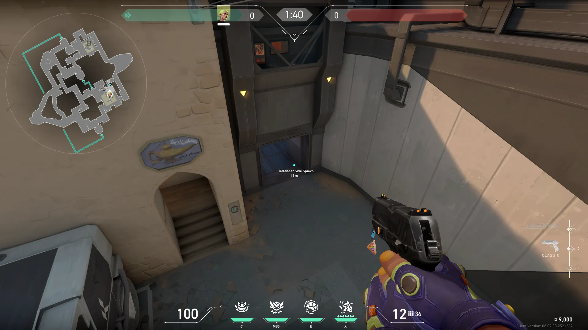 Quick Plant Stop Retake A Vrom Spawn — Gekko lineup on Bind