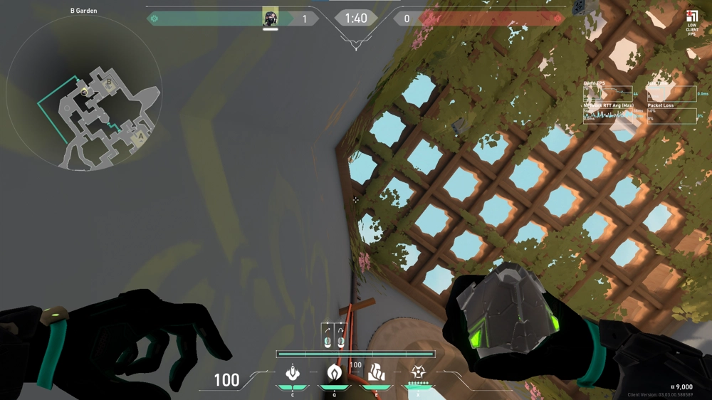 Viper Poison Cloud on Bind Defense Site B — step 2 of 3: Aim — line up the shot