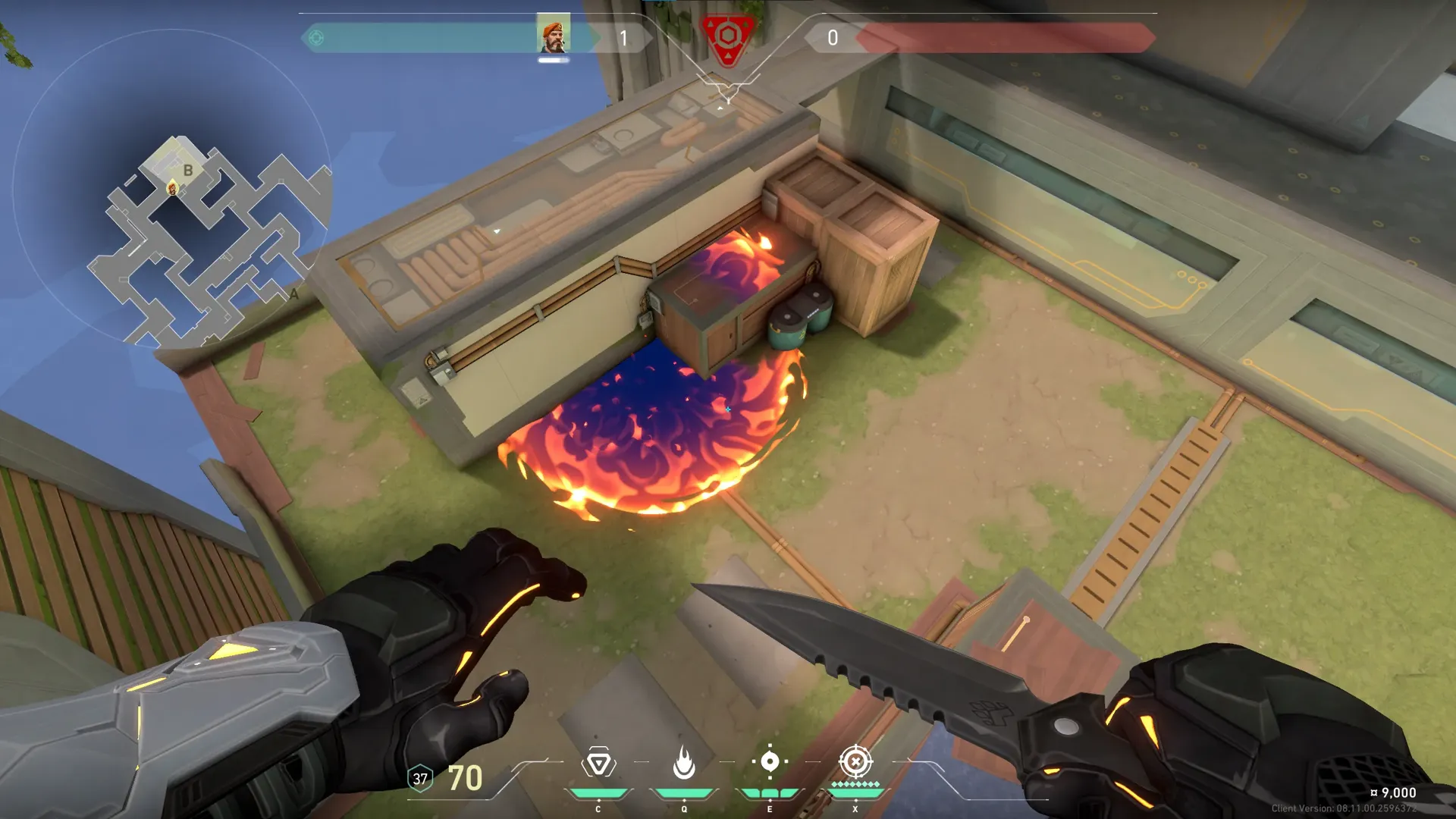 Brimstone Incendiary on Abyss Attack Site B — step 4 of 4: Result