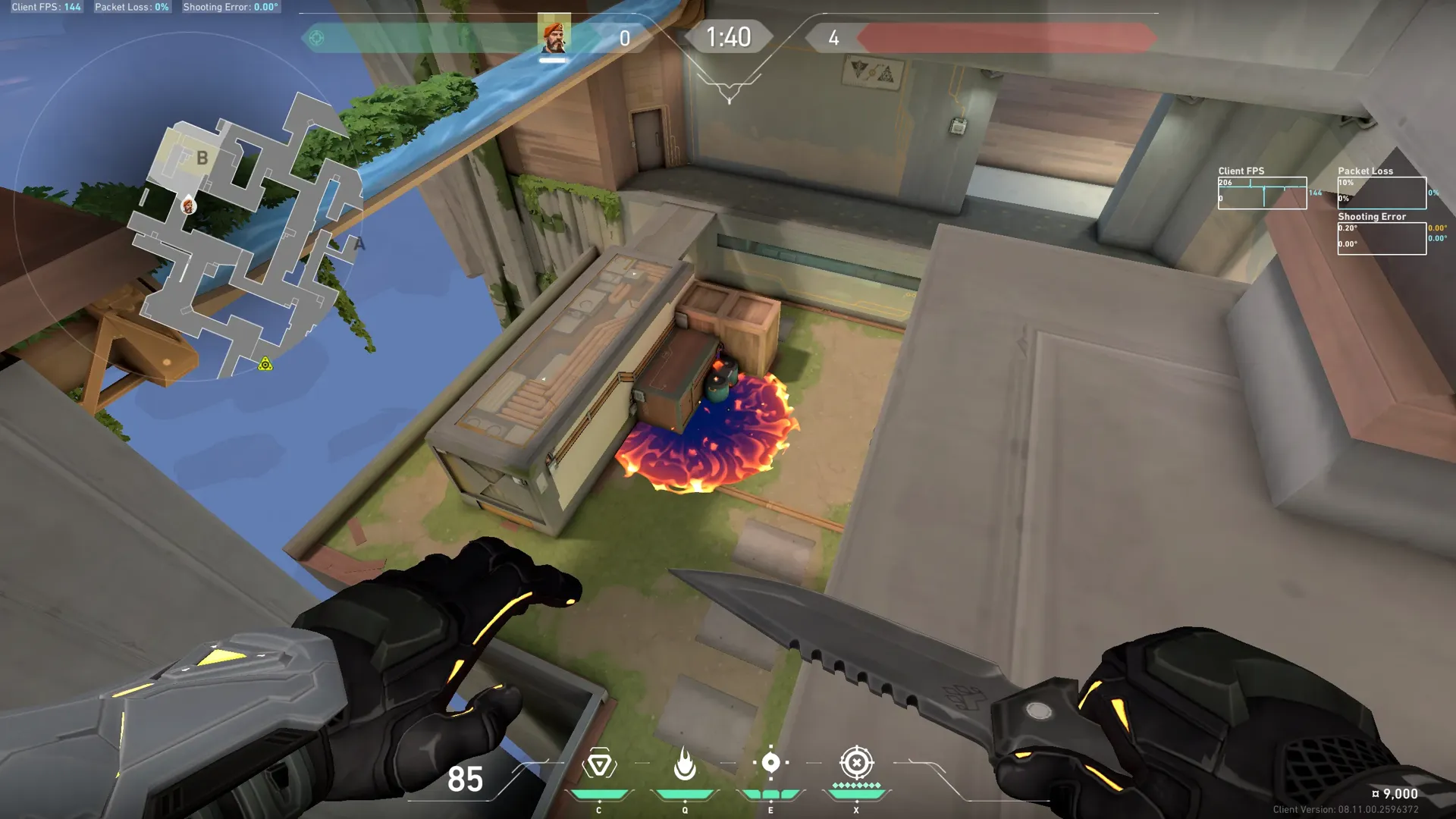 Brimstone Incendiary on Abyss Attack Site B — step 3 of 3: Result