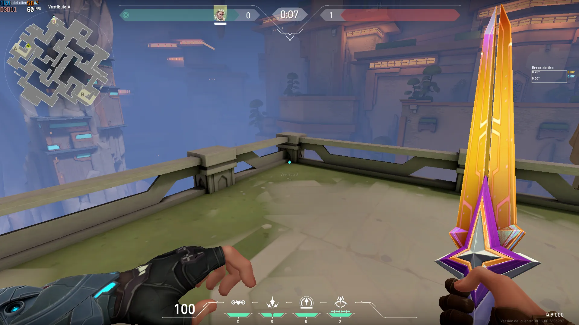 Sova Lineup to A From A Lobby — Sova lineup on Abyss