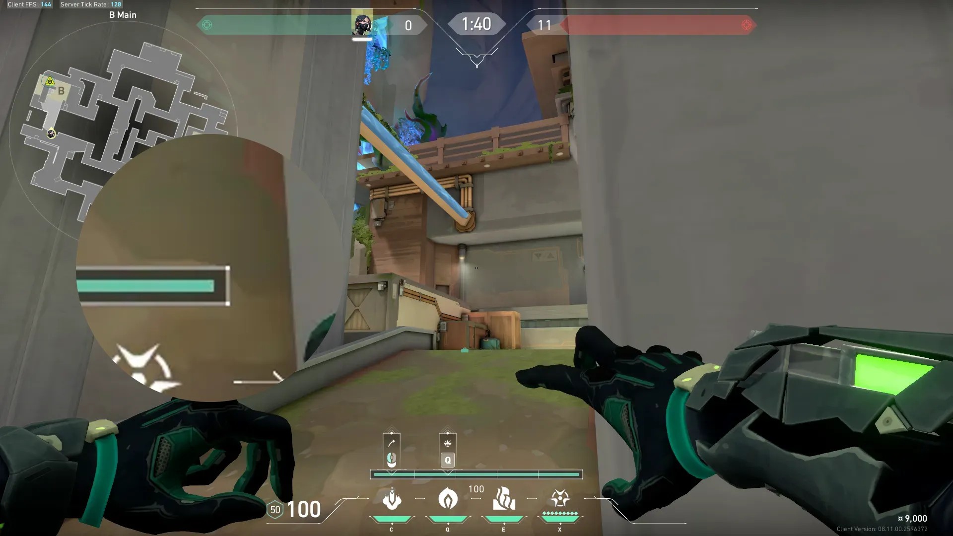 Viper Snake Bite on Abyss Attack Site B — step 2 of 3: Aim — line up the shot