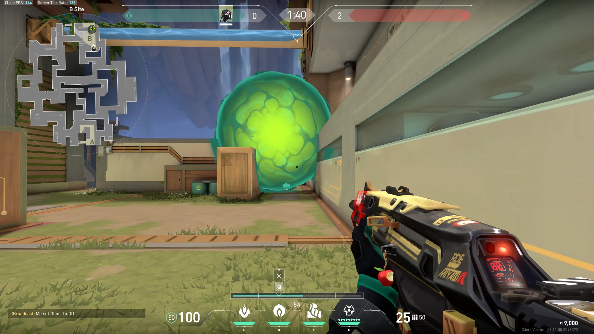 Viper Poison Cloud on Abyss Attack Site B — step 3 of 3: Result