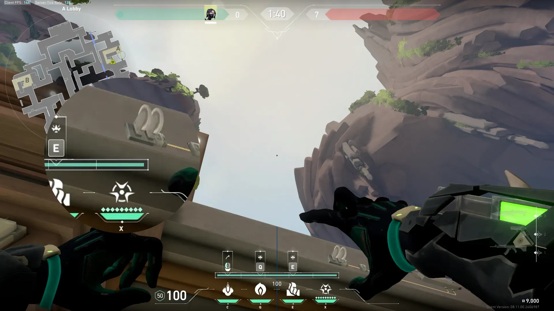 Viper Snake Bite on Abyss Attack Site A — step 3 of 4: Aim — line up the shot