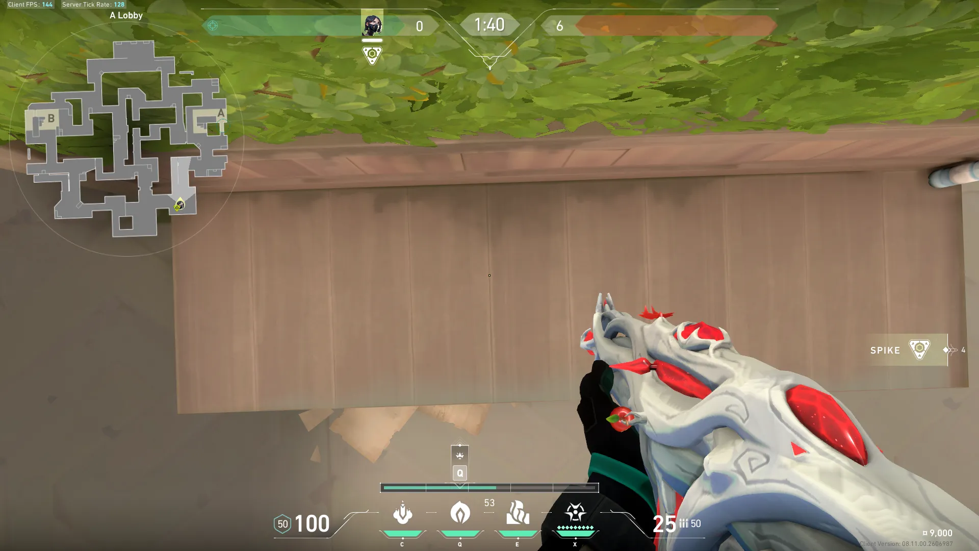 Viper Poison Cloud on Abyss Attack Site A — step 2 of 4: Aim — line up the shot