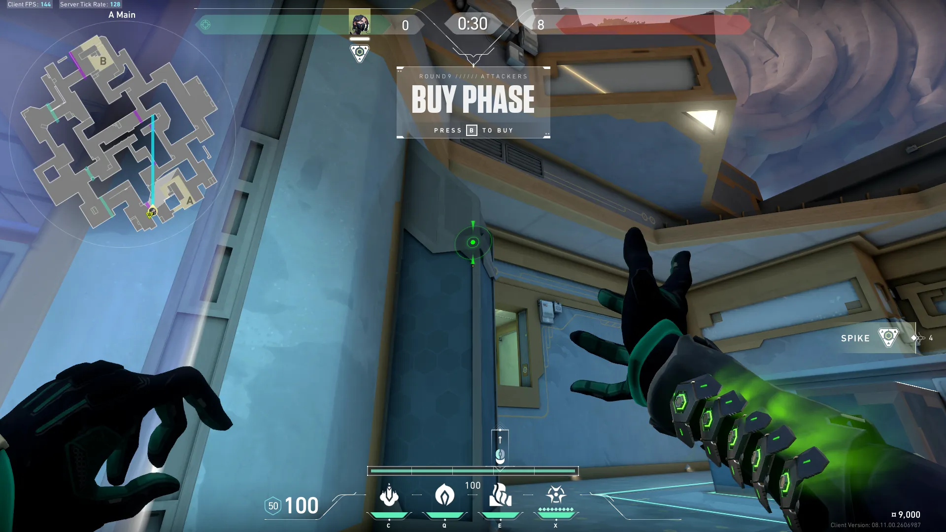 Viper Toxic Screen on Abyss Defense Mid — step 2 of 5: Aim — line up the shot