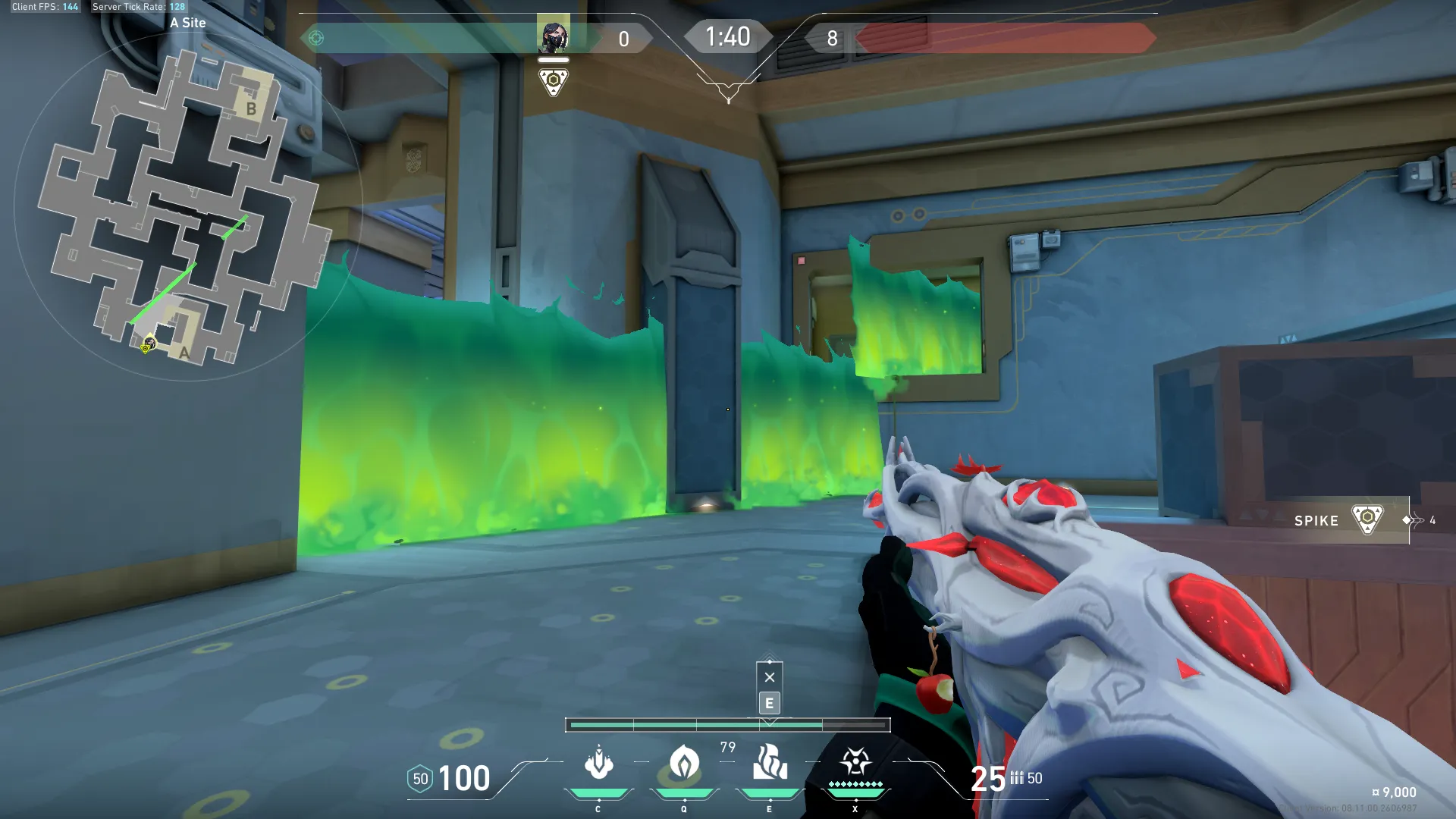 Viper Toxic Screen on Abyss Defense Mid — step 3 of 5: Aim — line up the shot