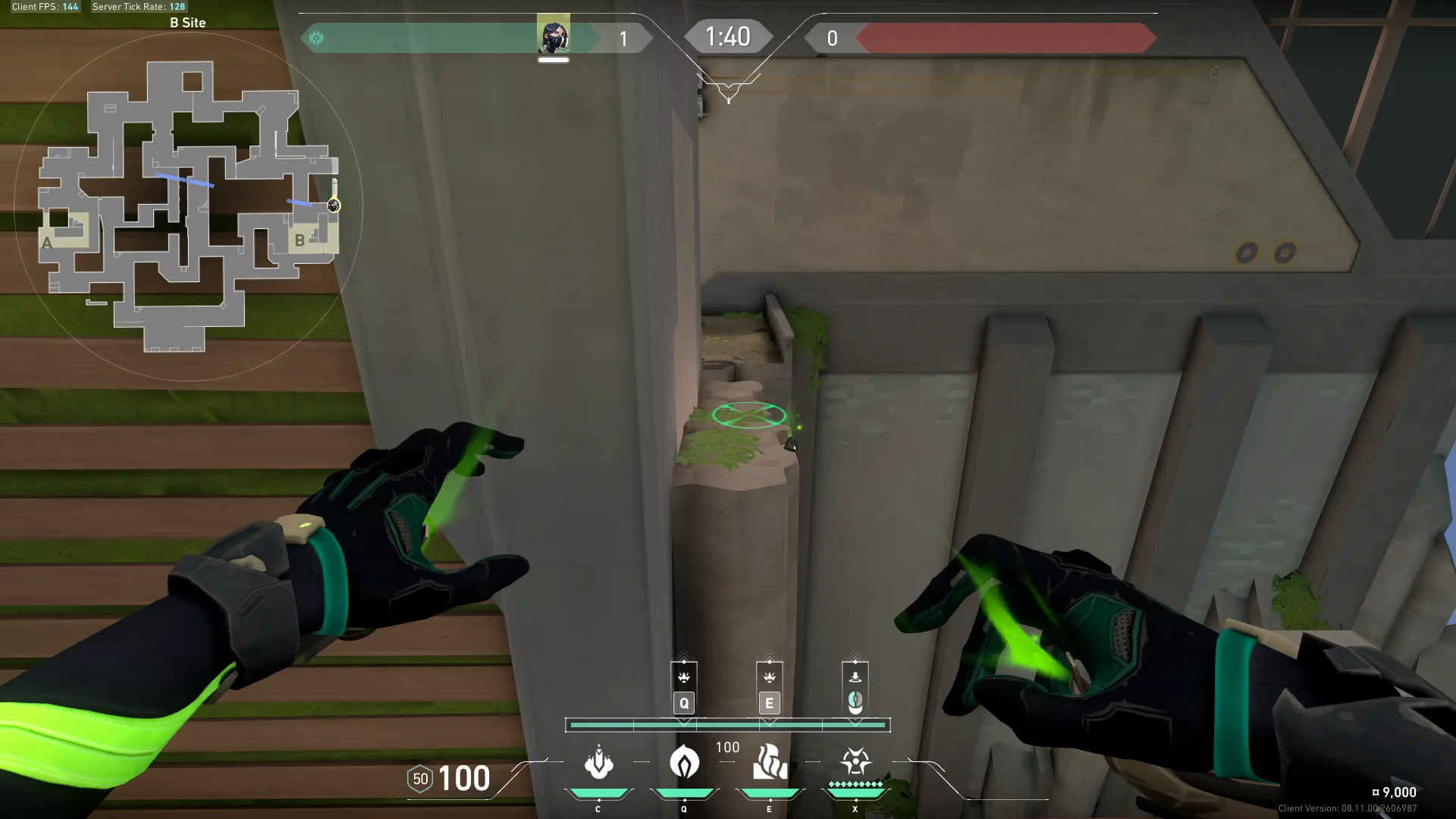 Viper Vipers Pit on Abyss Defense Site B — step 2 of 3: Aim — line up the shot