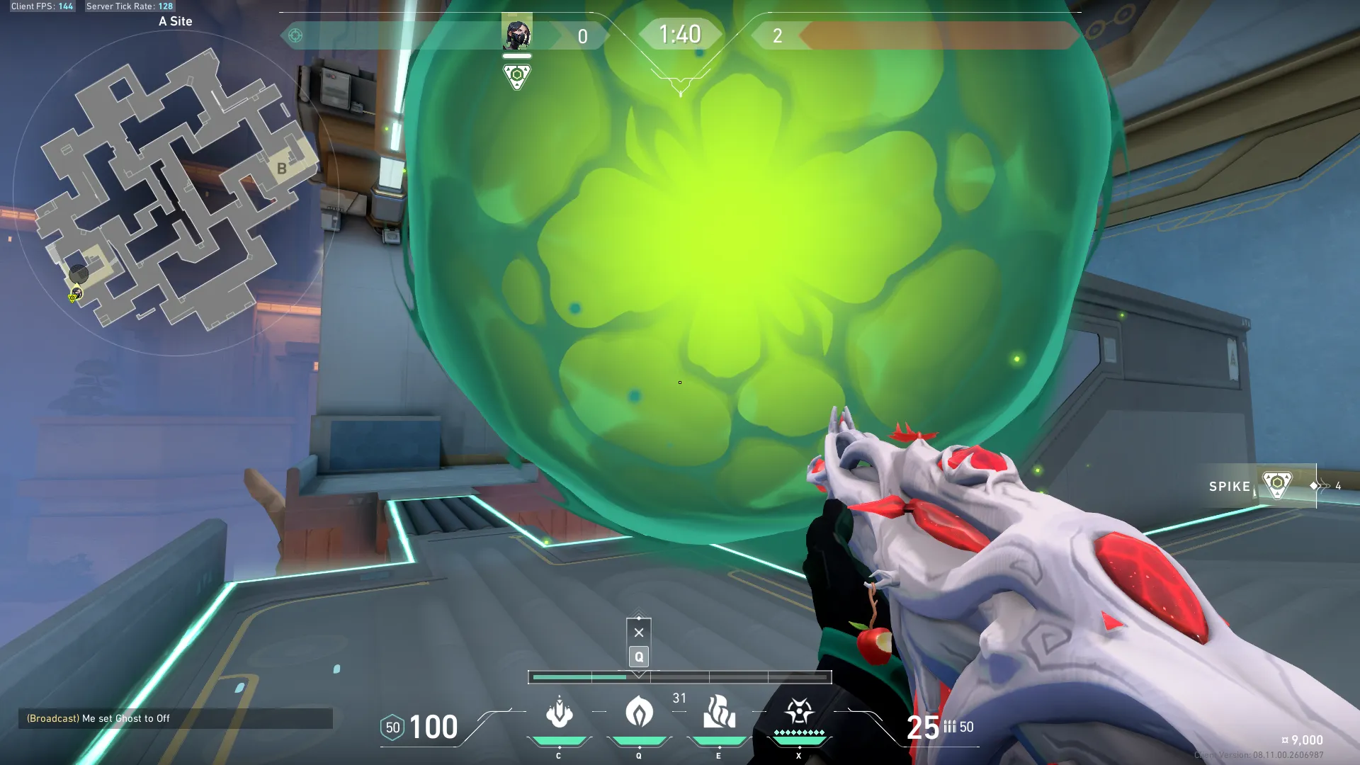Viper Poison Cloud on Abyss Attack Site A — step 4 of 4: Result