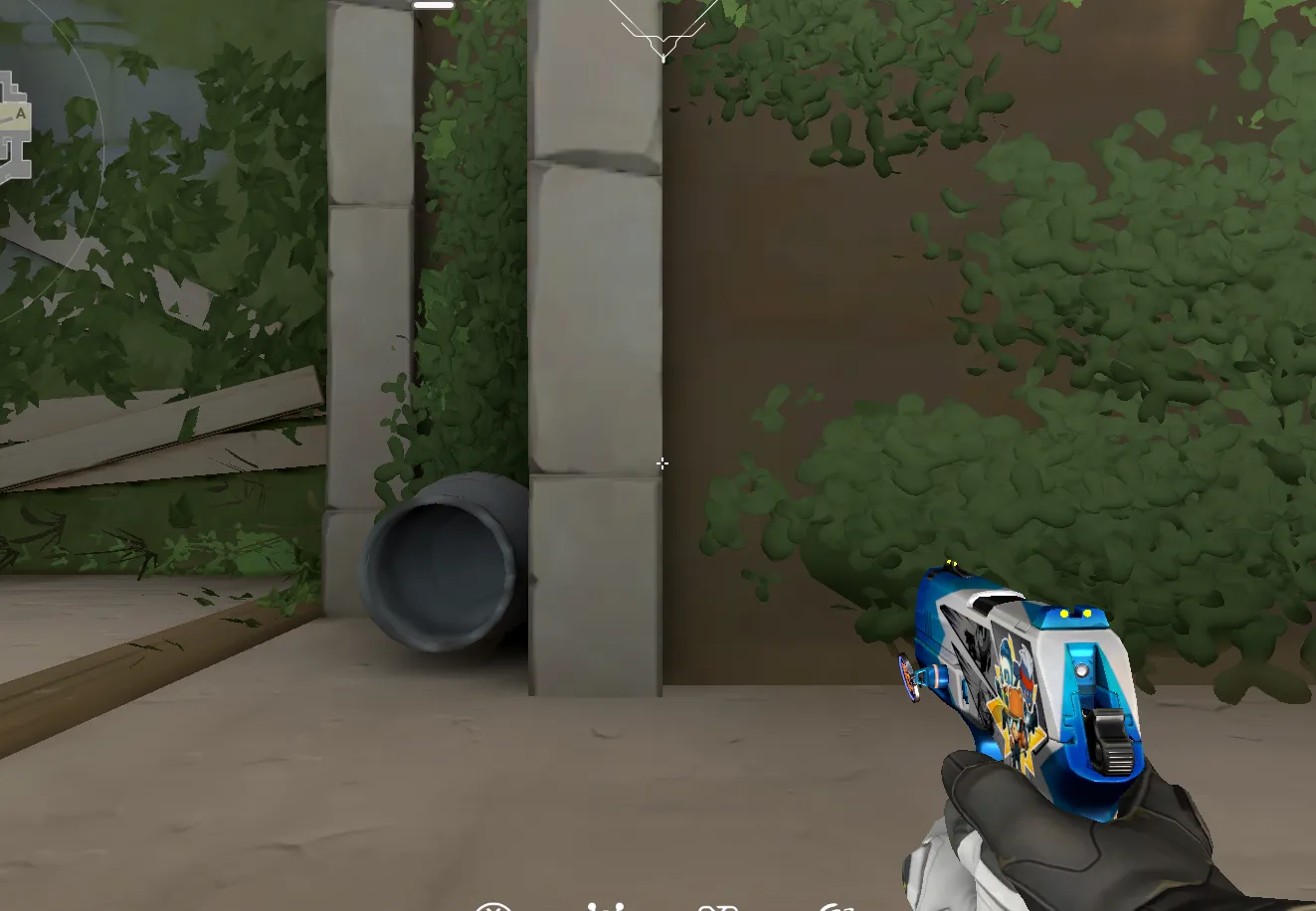 Deadlock GravNet on Haven Attack Site A — step 2 of 4: Aim — line up the shot