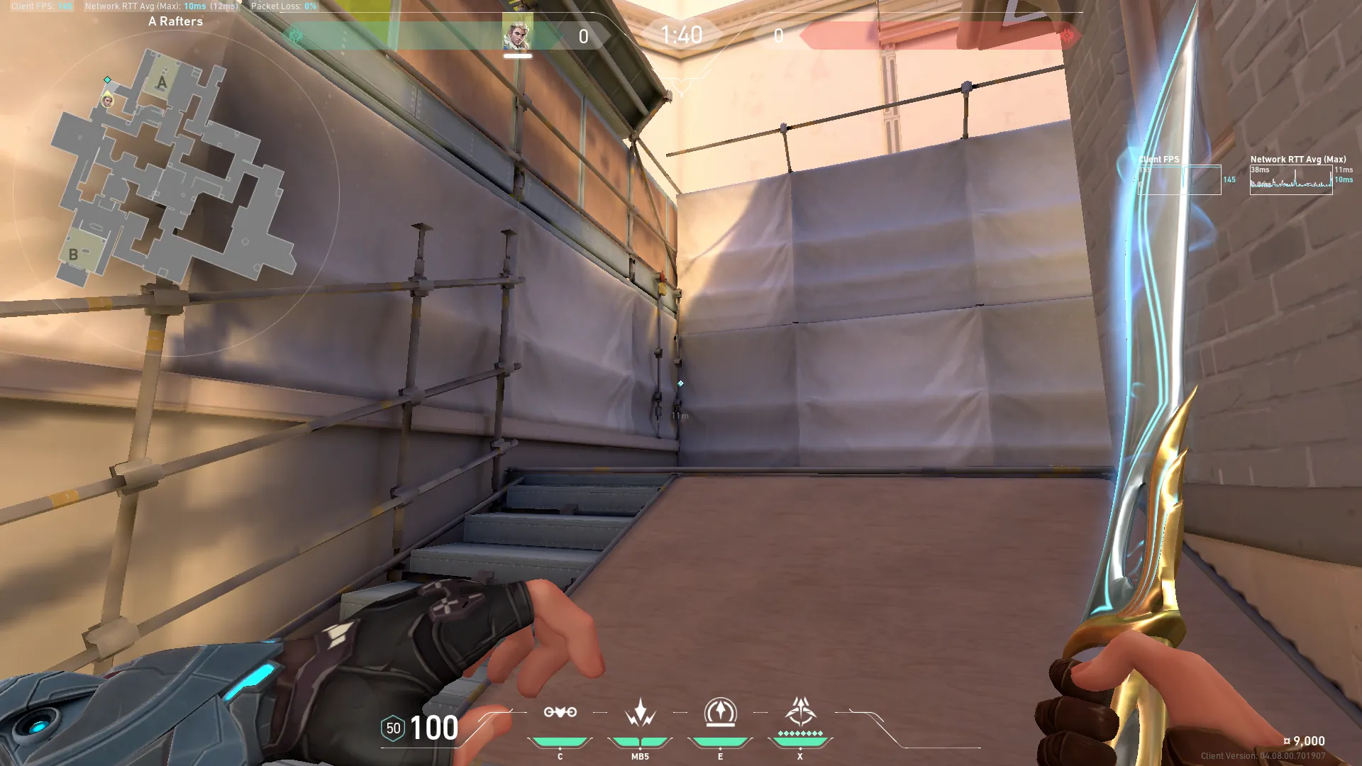 A Main Double Shock — Sova lineup on Ascent