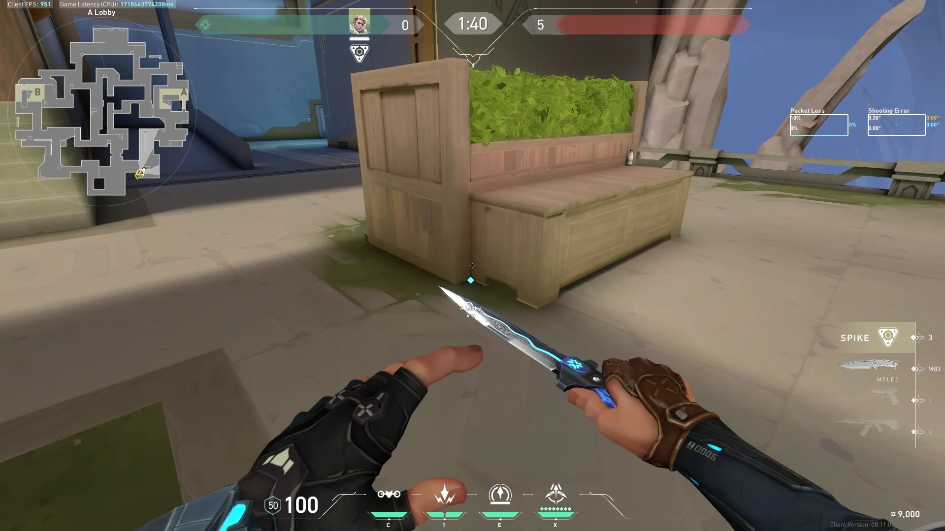 Sova Post Plant A Lobby to Bridge — Sova lineup on Abyss