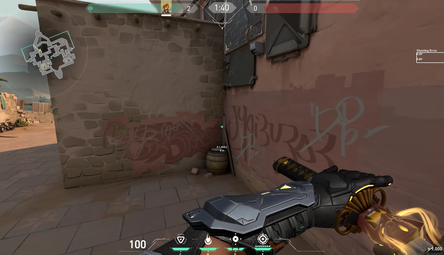 Top Truck Denial Execute Molly — Brimstone lineup on Bind