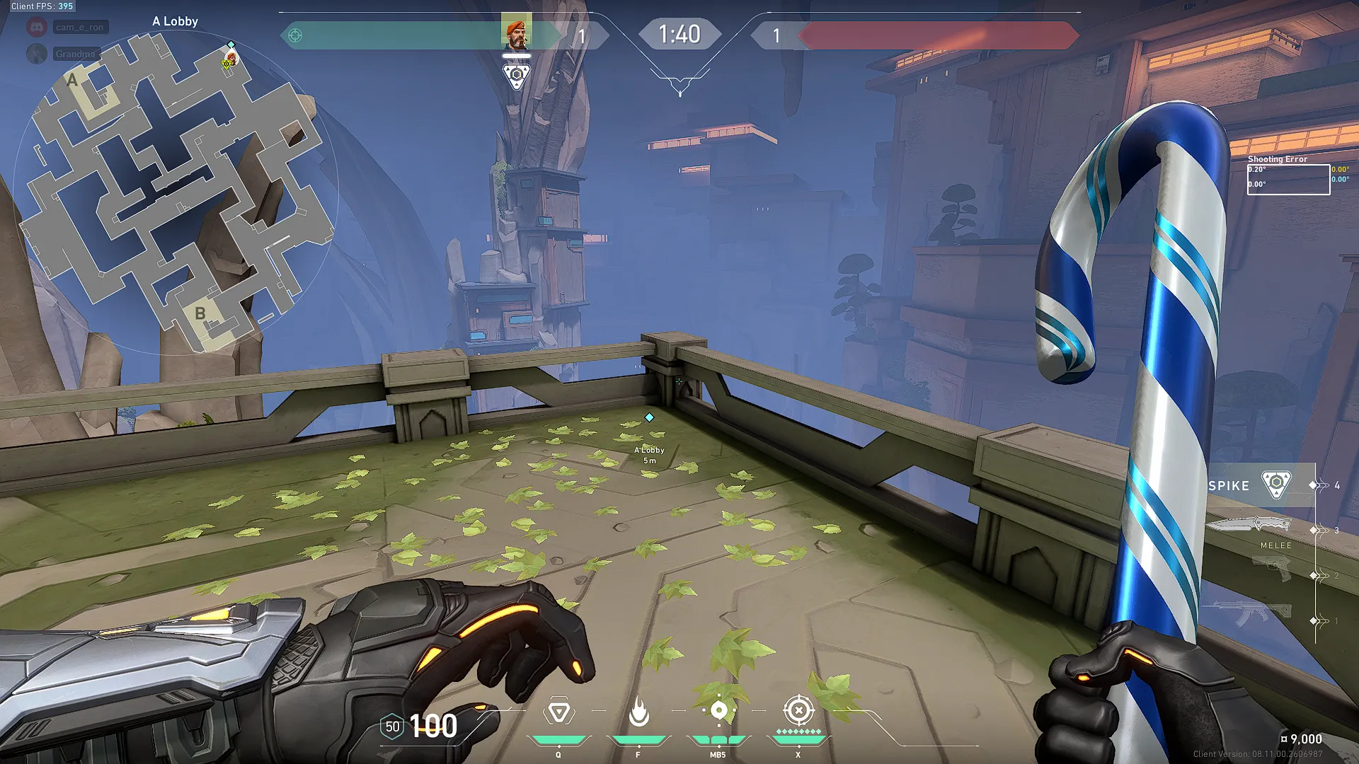 A Lobby to Site — Brimstone lineup on Abyss