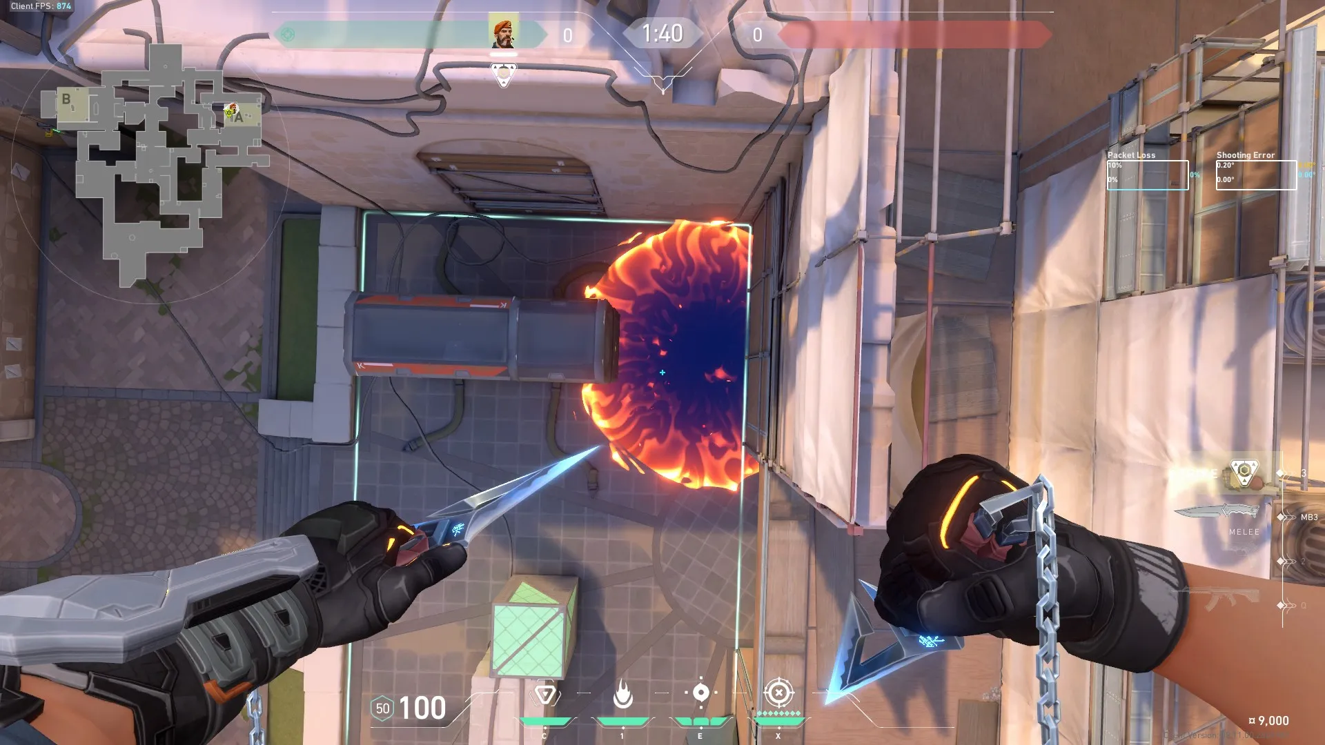 Brimstone Incendiary on Ascent Attack Site A — step 3 of 3: Result