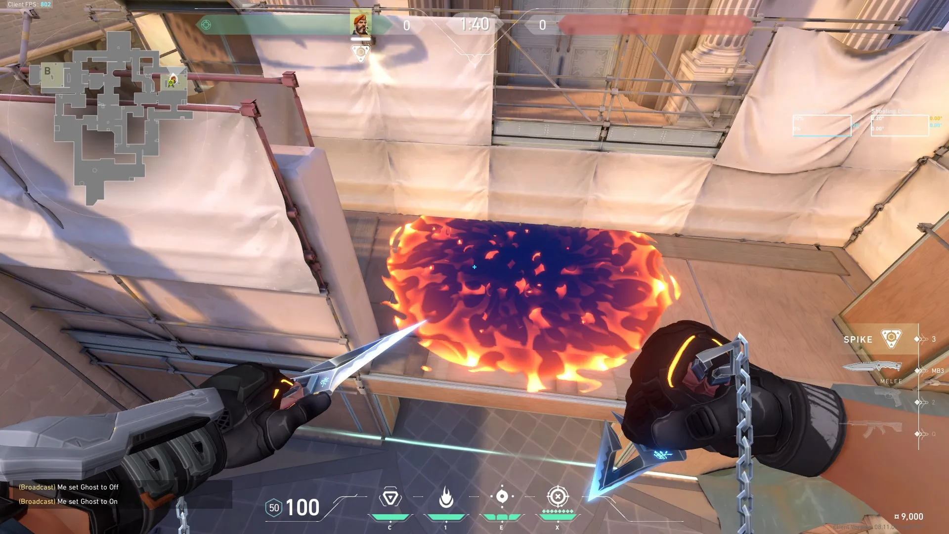 Brimstone Incendiary on Ascent Attack Site A — step 4 of 4: Result