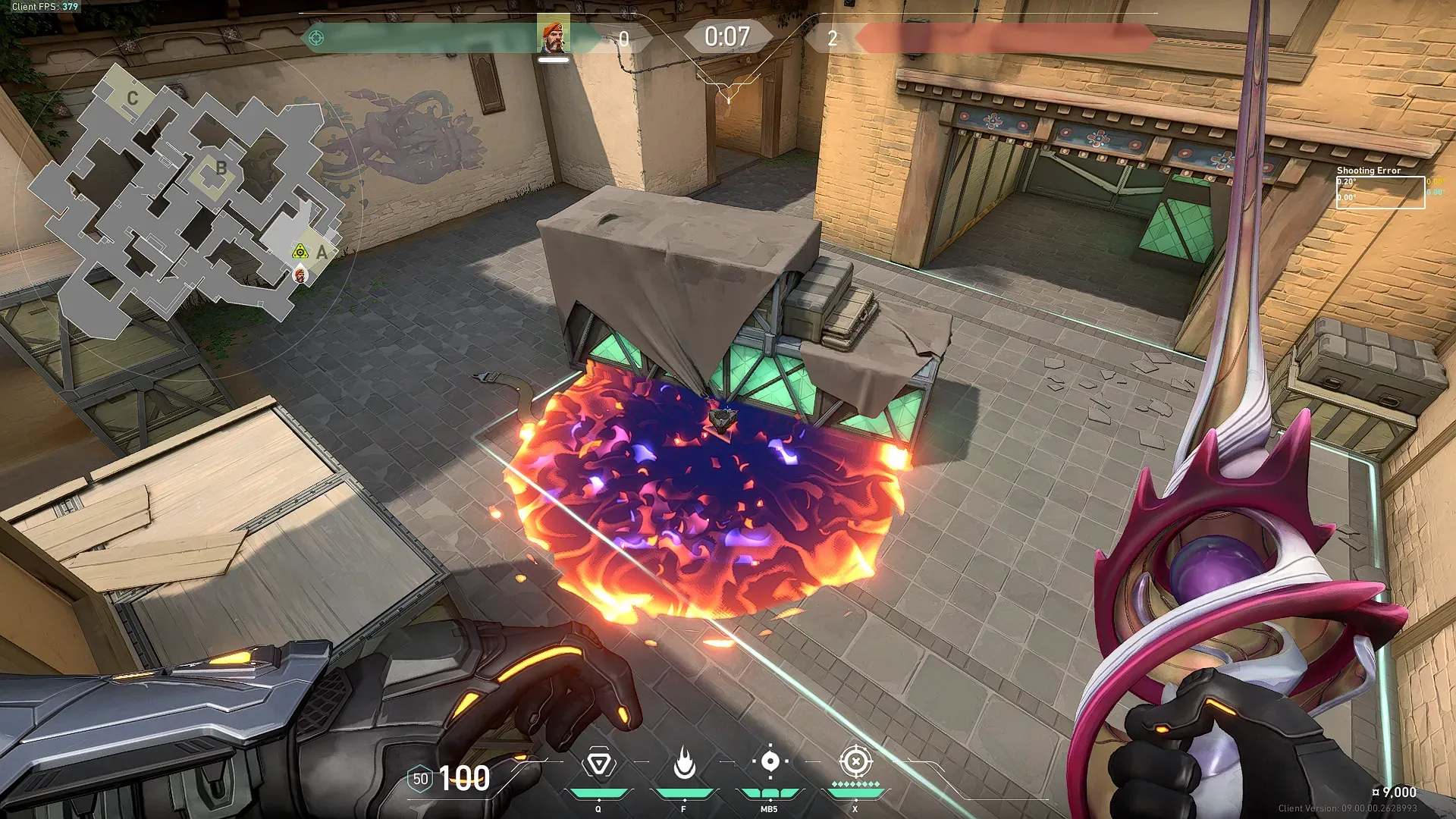 Brimstone Incendiary on Haven Attack Site A — step 3 of 3: Result