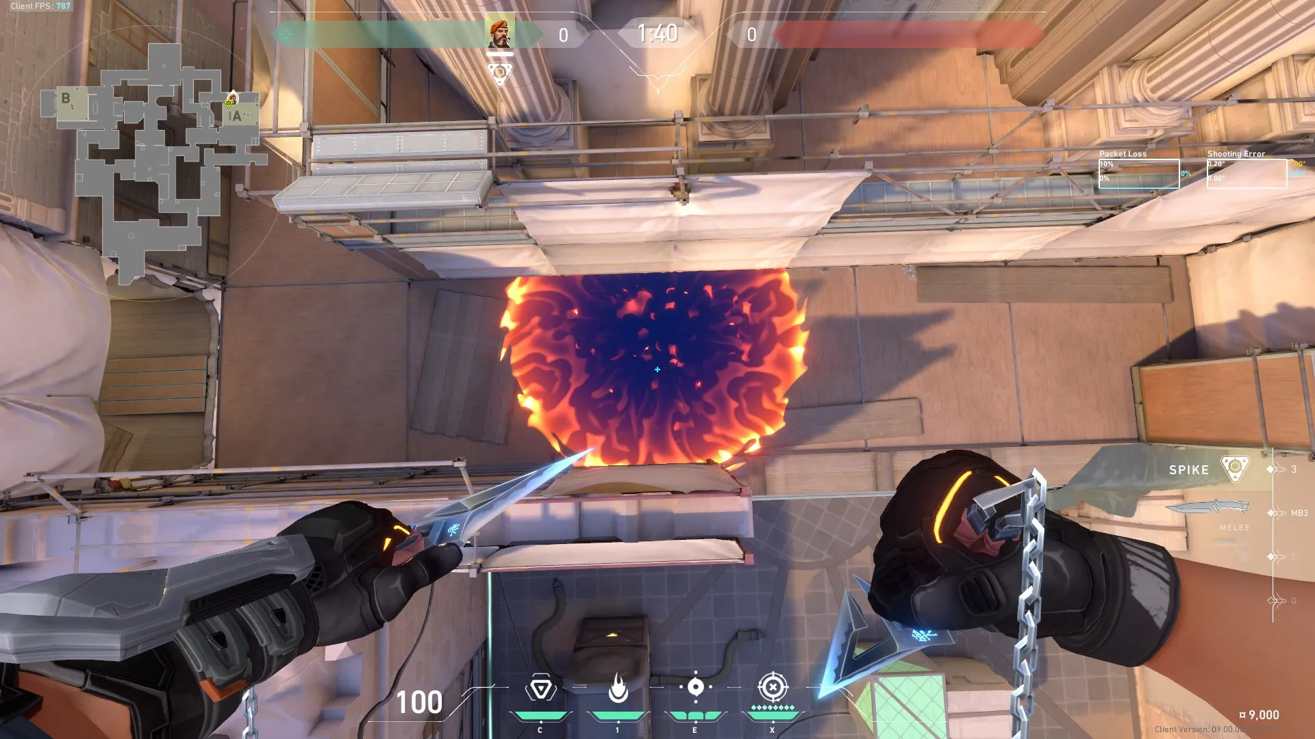 Brimstone Incendiary on Ascent Attack Site A — step 3 of 3: Result
